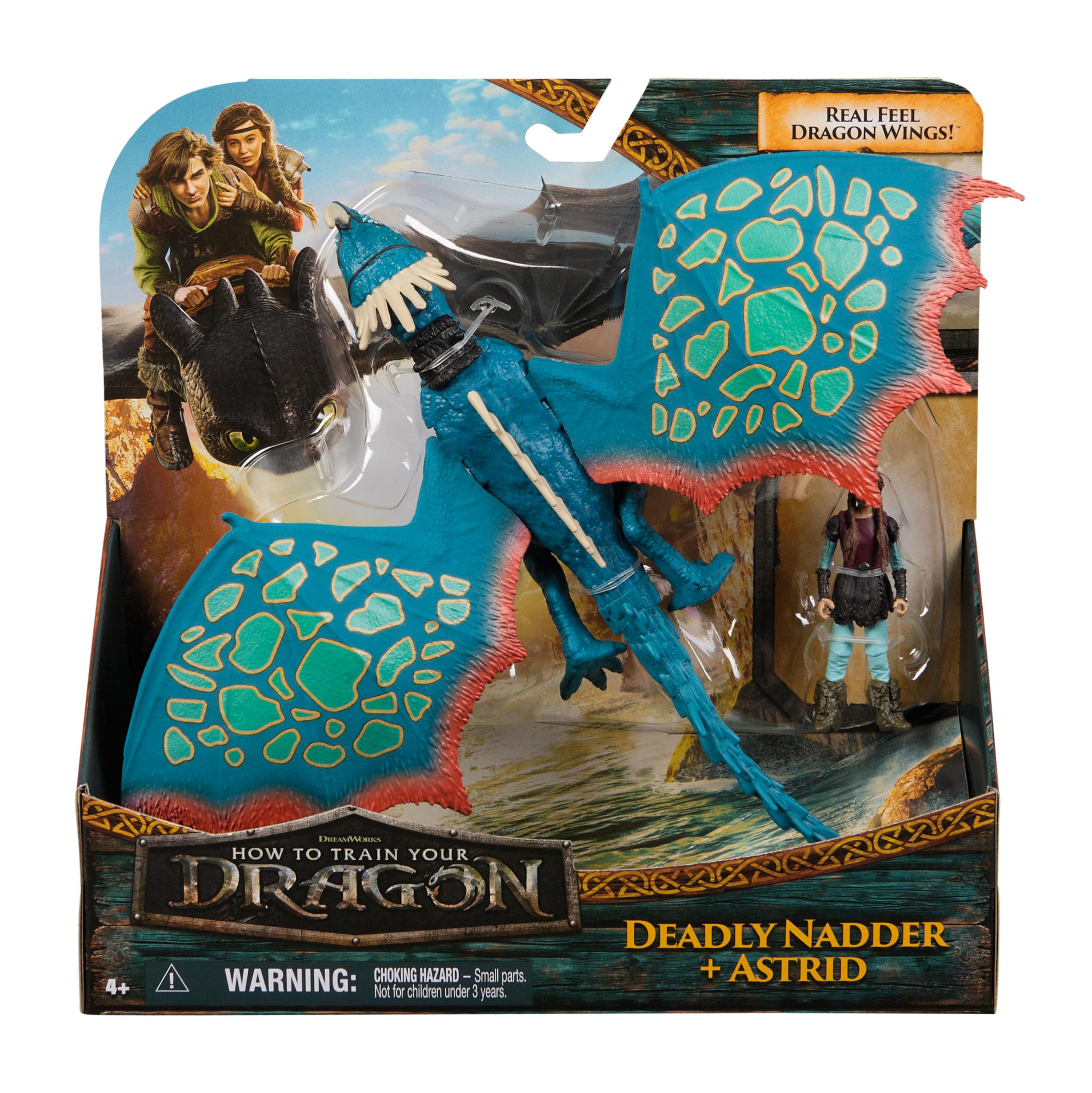 Drachenzähmen leicht gemacht - Wikinger & Drachen Actionfiguren-Set, Sturmpfeil & Astrid