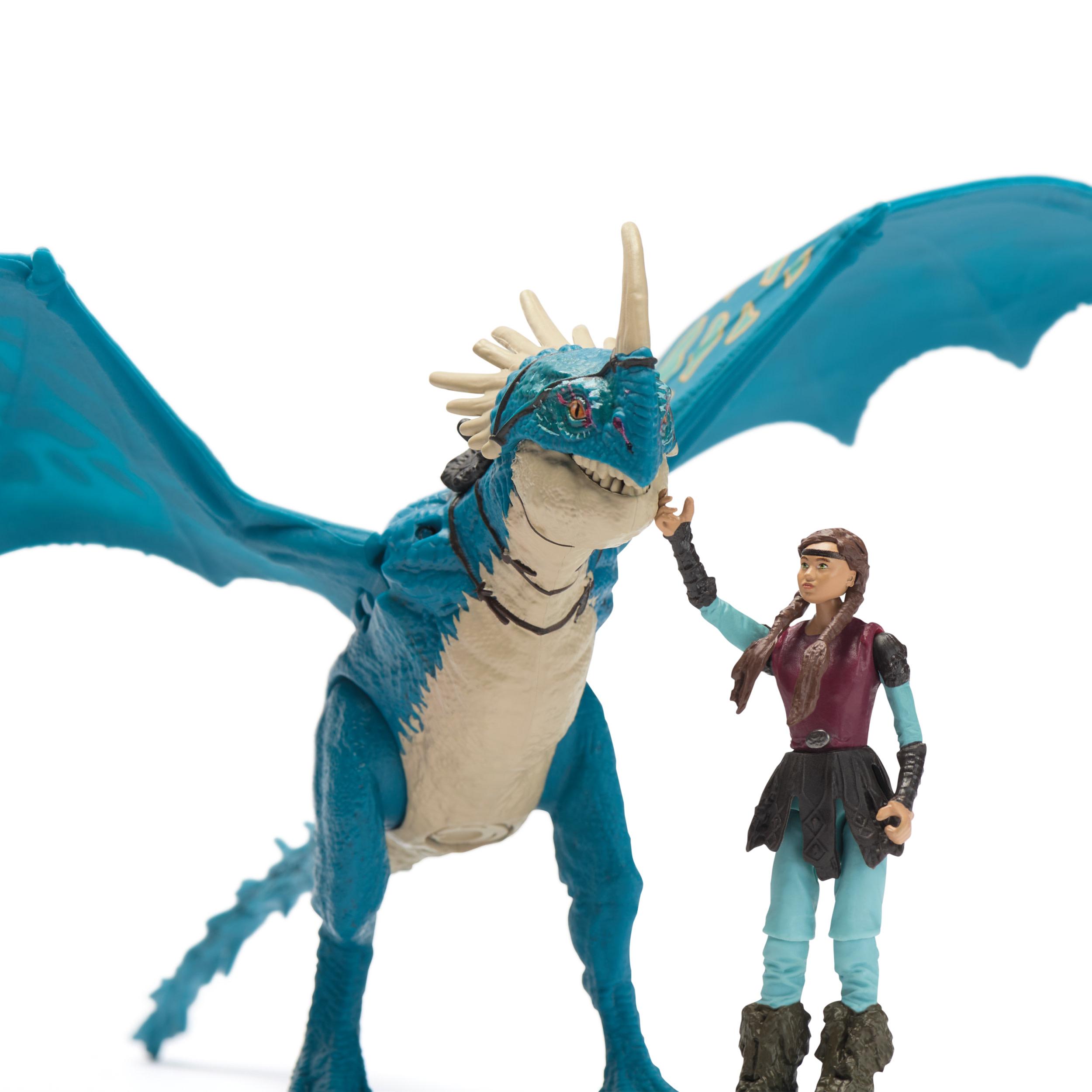 Produktbild Drachenzähmen leicht gemacht - Wikinger & Drachen Actionfiguren-Set, Sturmpfeil & Astrid 8 von 9