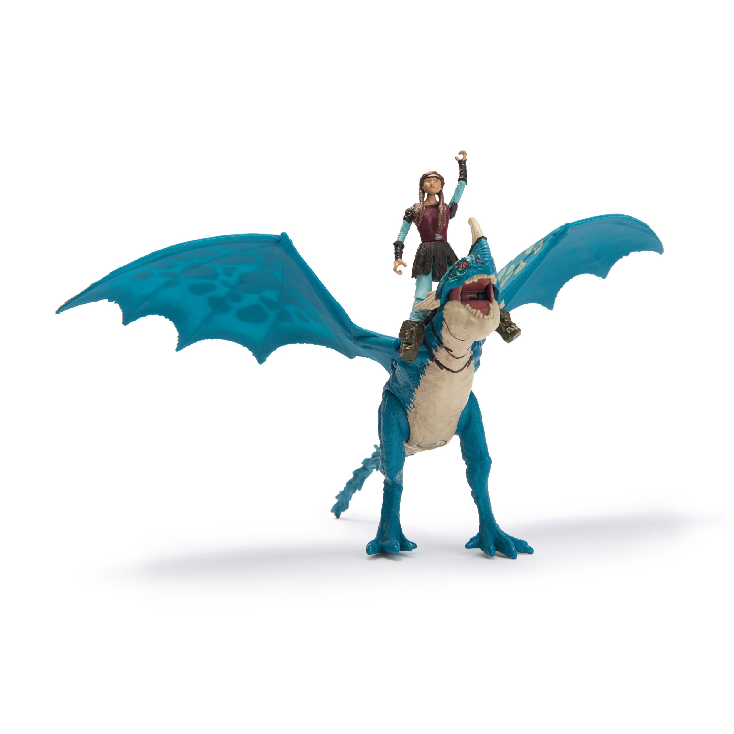 Produktbild Drachenzähmen leicht gemacht - Wikinger & Drachen Actionfiguren-Set, Sturmpfeil & Astrid 7 von 9