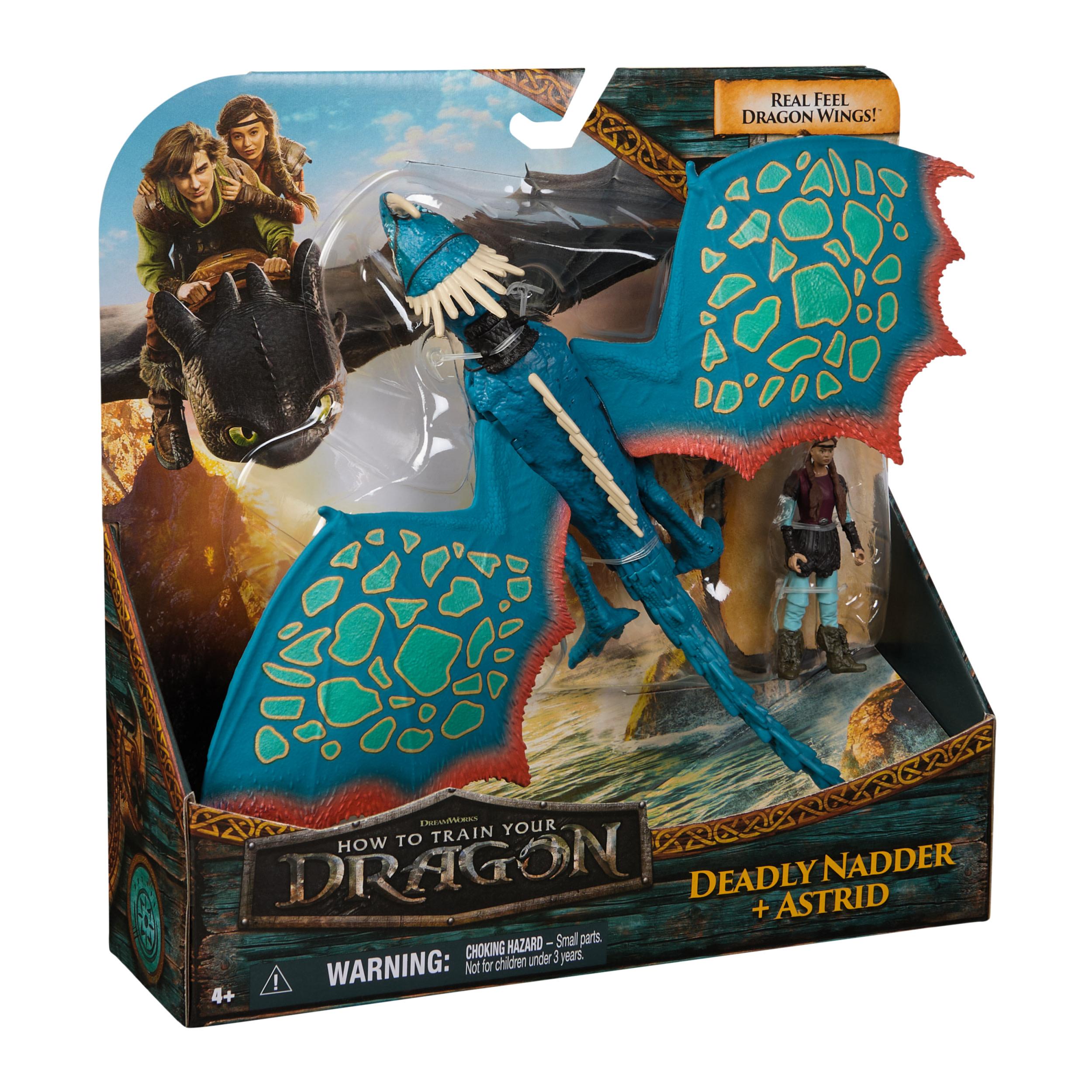 Produktbild Drachenzähmen leicht gemacht - Wikinger & Drachen Actionfiguren-Set, Sturmpfeil & Astrid 4 von 9