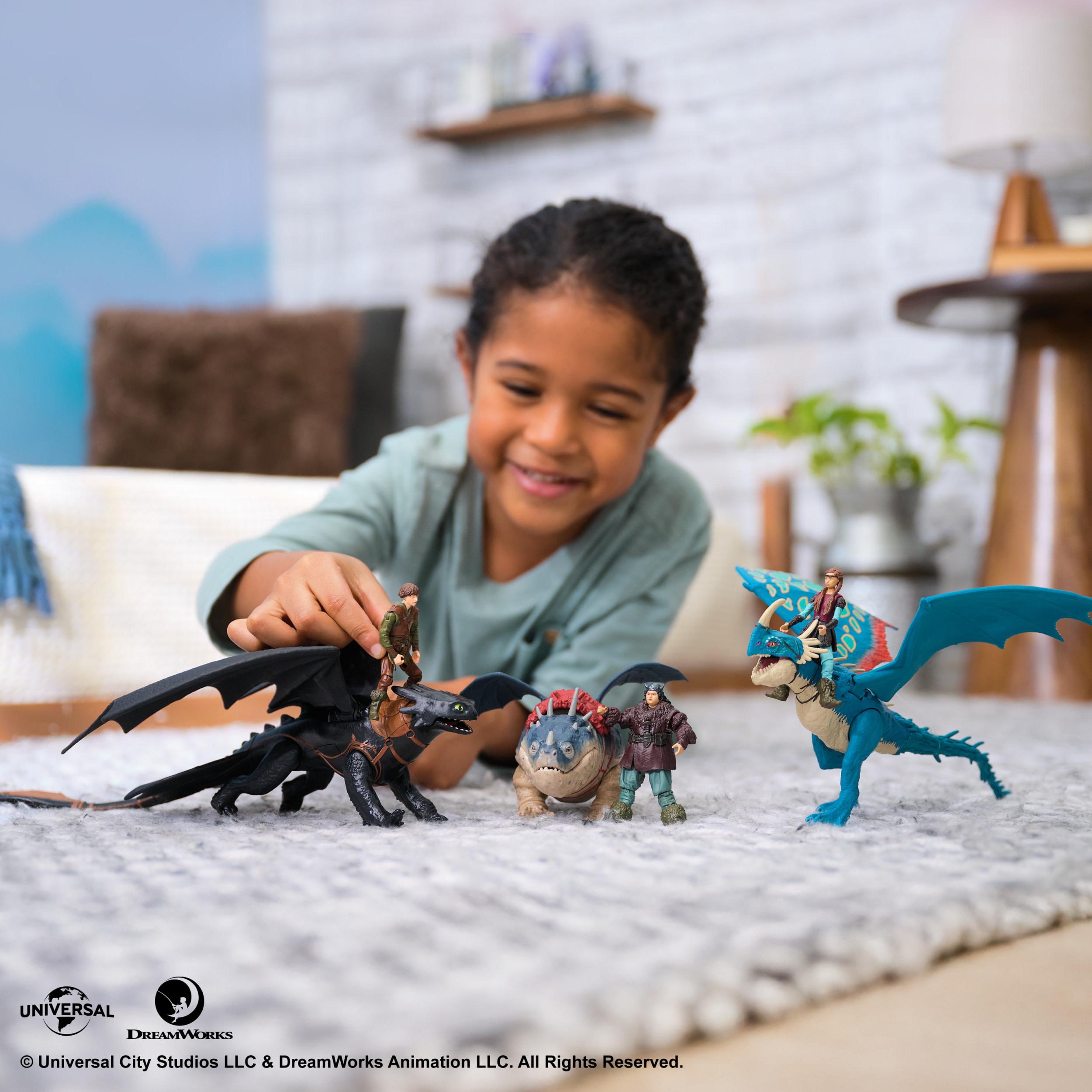 Produktbild Drachenzähmen leicht gemacht - Wikinger & Drachen Actionfiguren-Set, Fleischklops & Fischbein 2 von 10