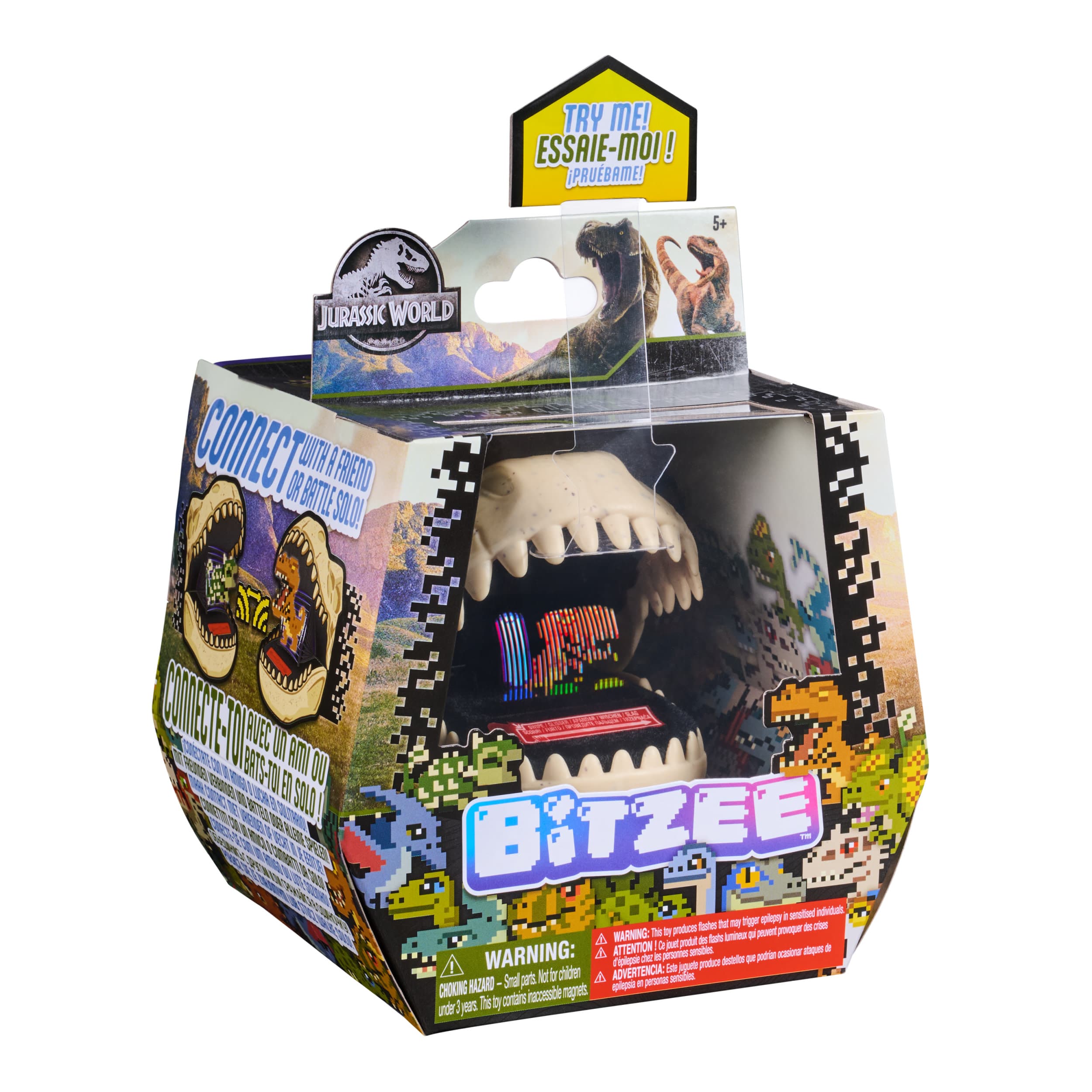 Produktbild Bitzee Jurassic World - interaktives Spielzeug im Design eines T-Rex Schädels, mit 25 virtuellen Dinosauriern 10 von 10