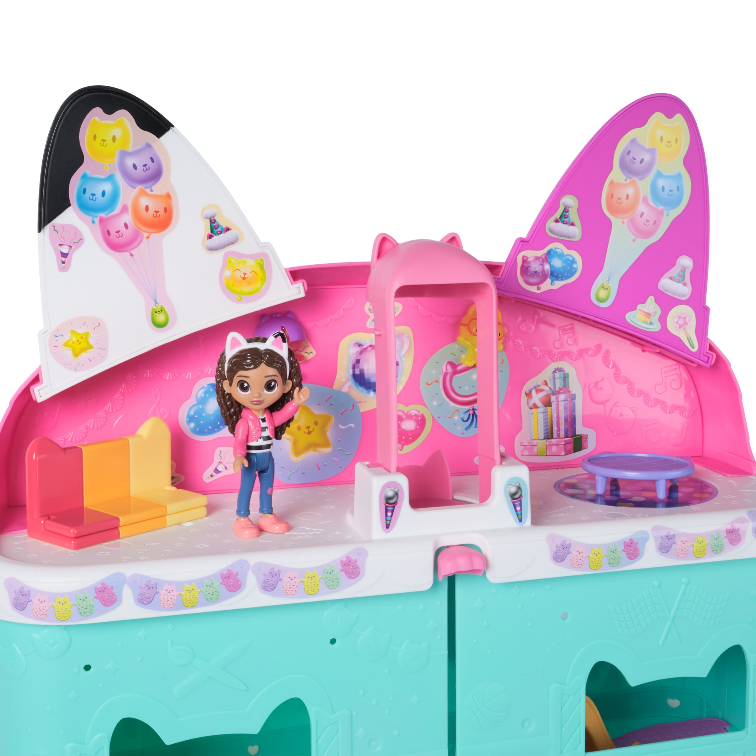 Produktbild Gabby’s Dollhouse: Der Film – Puppenhaus zum Kinofilm, über 60 cm groß, mit Gabby-Figur & Dollhouse Zubehör 4 von 7