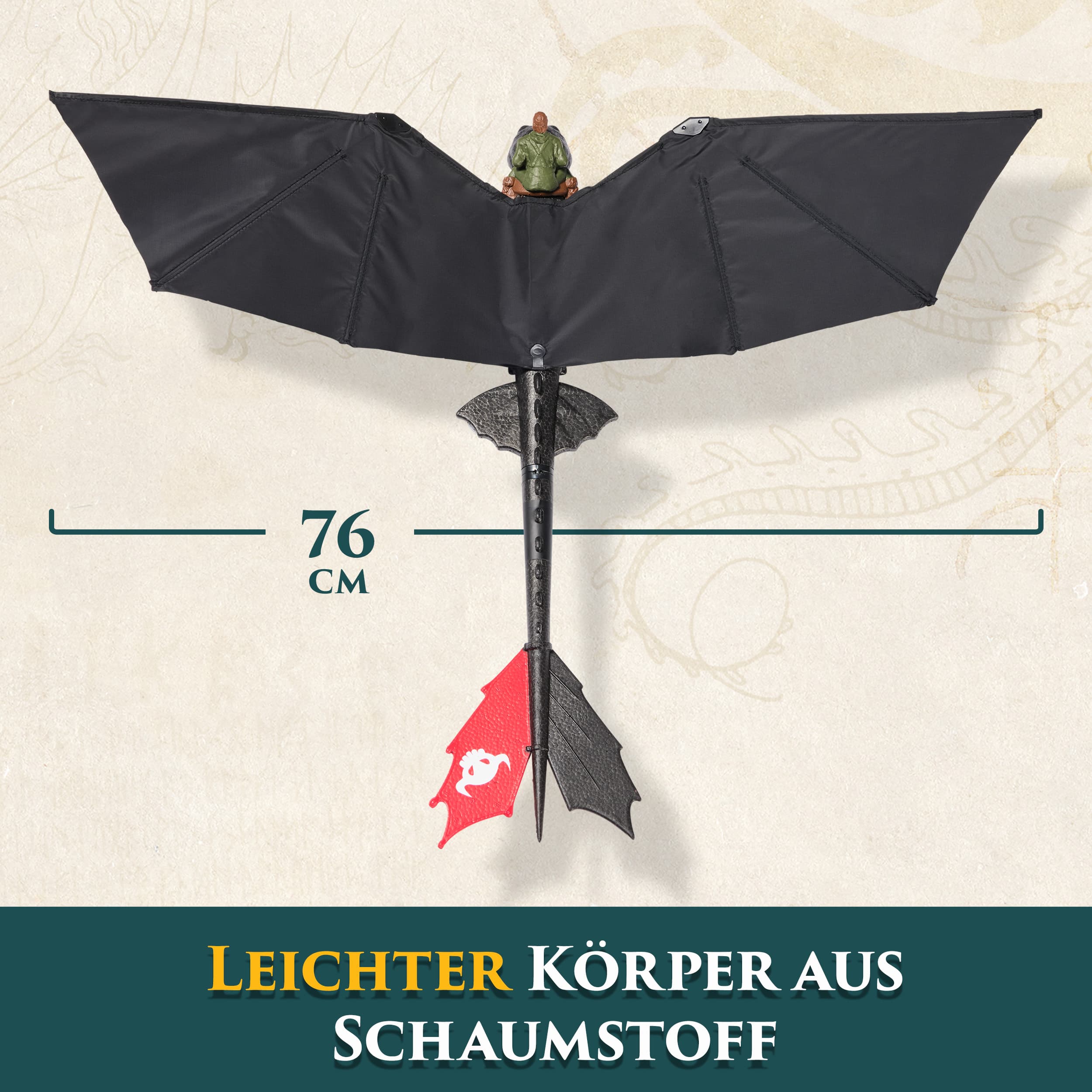 Produktbild Spin Master RC-Flugdrache Ohnezahn – Magischer Flugspaß für kleine Drachenreiter 8 von 10