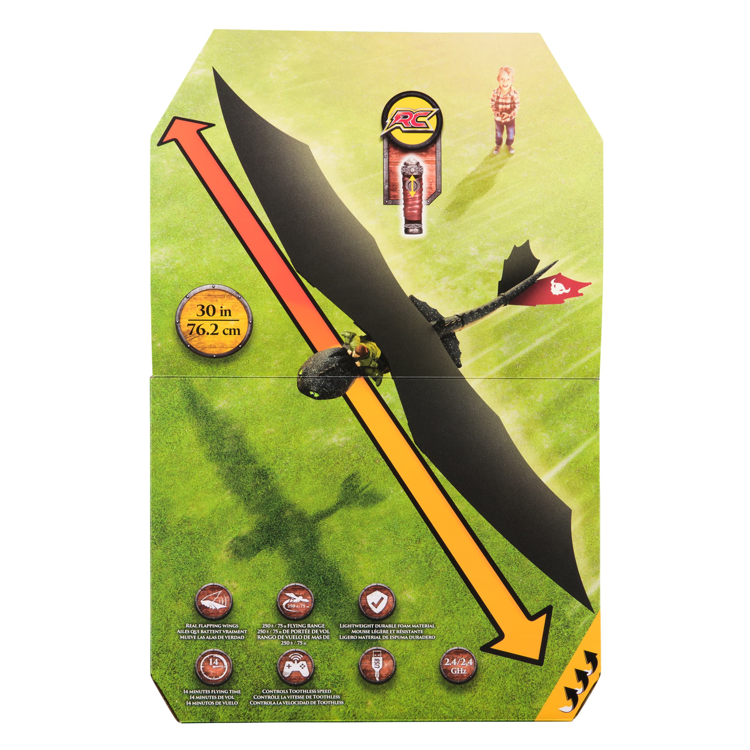 Produktbild Spin Master RC-Flugdrache Ohnezahn – Magischer Flugspaß für kleine Drachenreiter 4 von 10