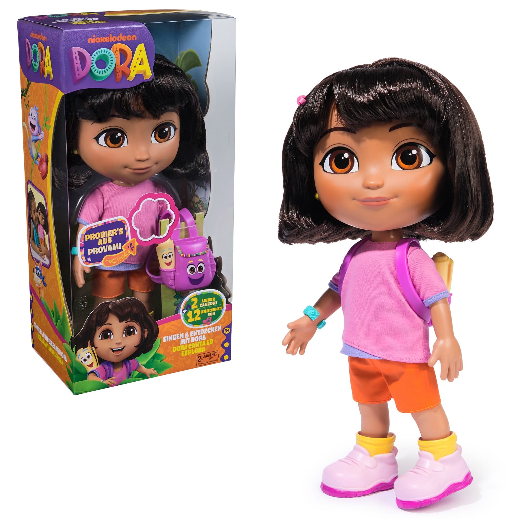 Dora - Sing mit mir Dora Puppe, 35 cm
