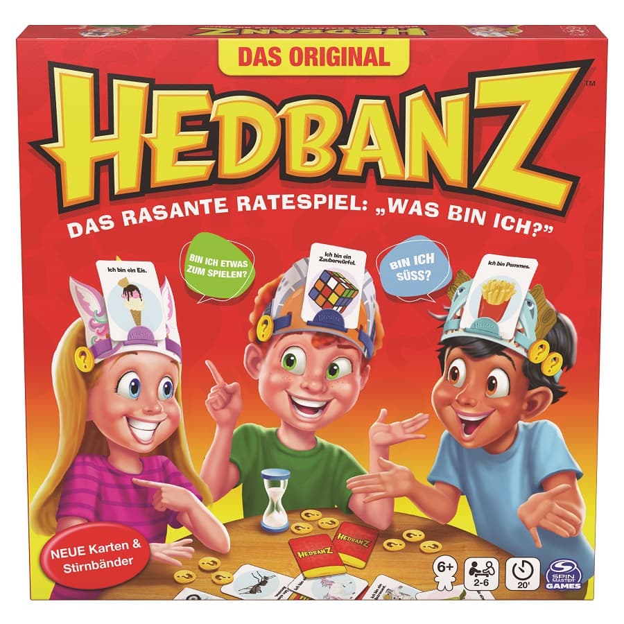 Spin Master Games Hedbanz - das rasante Ratespiel für die ganze Familie (Neuauflage 2025)