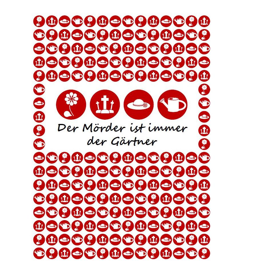 Parameter B - Der Mörder ist immer der Gärtner – Krimi-Dinner Spiel für 4 Personen