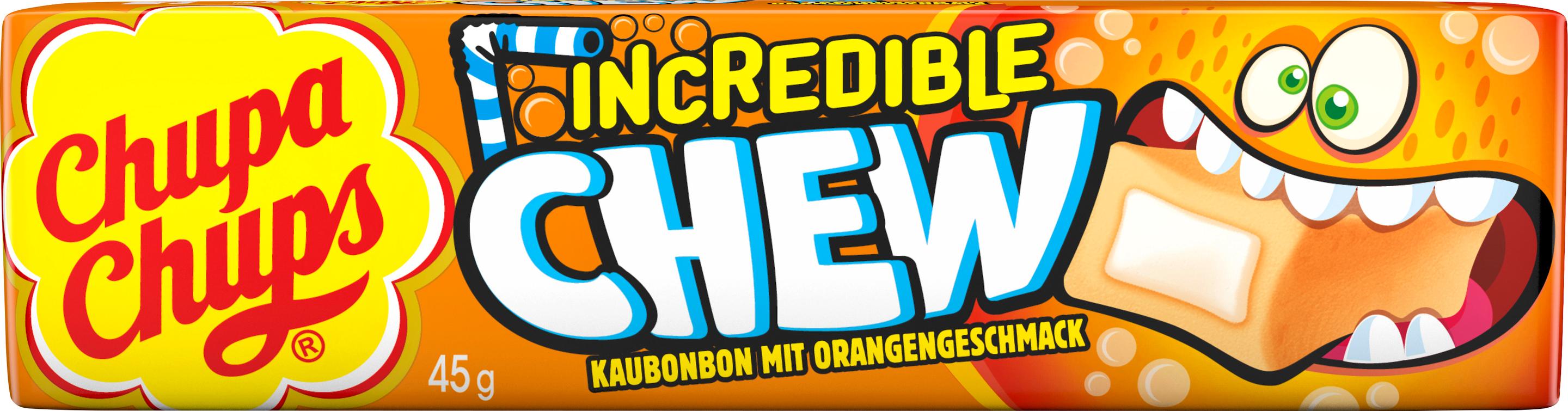 Chupa Chups Kaubonbon Incredible Chew Orange