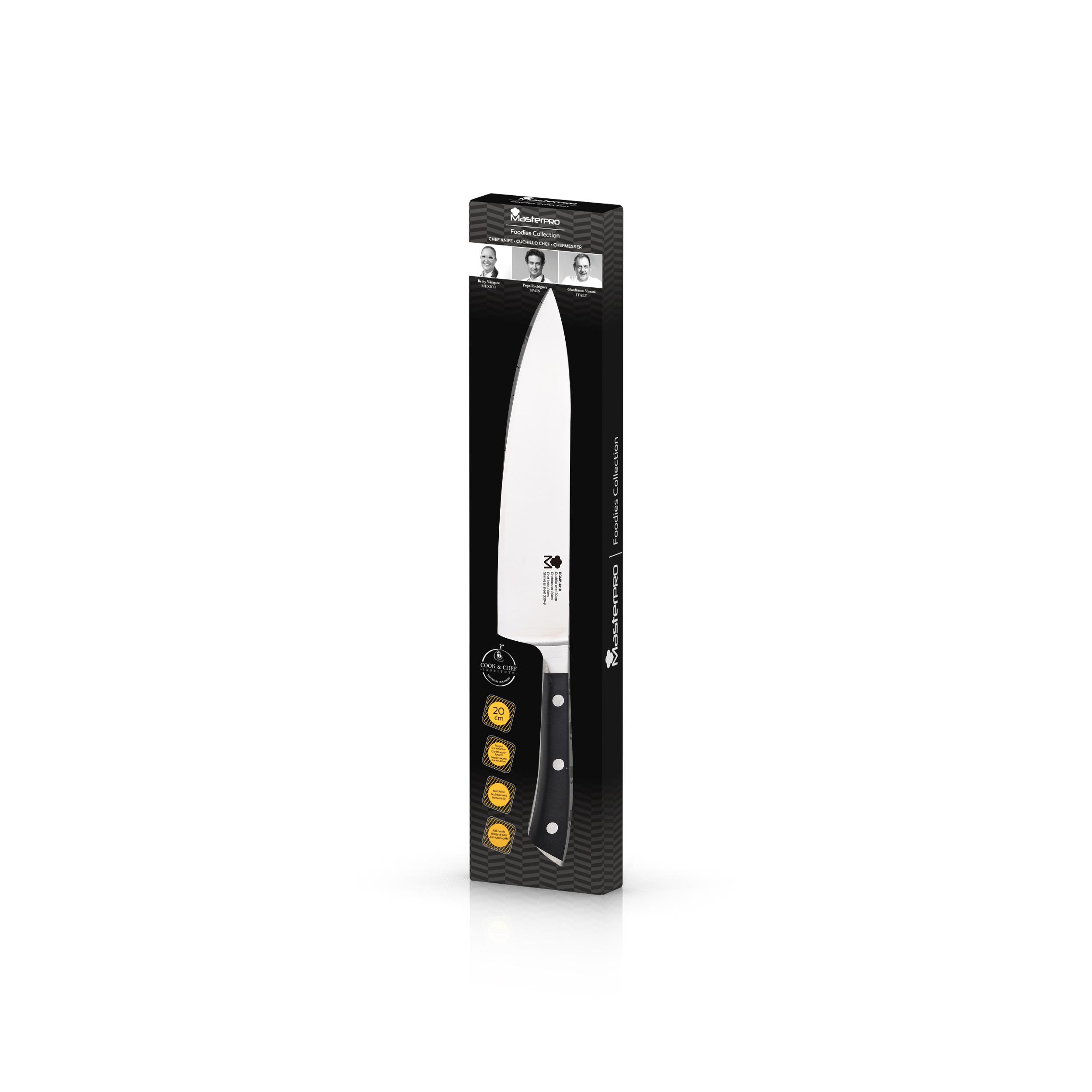 MASTERPRO Chef Messer Foodies 20cm