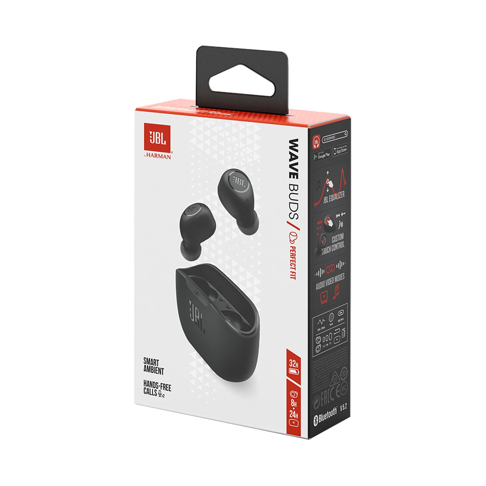 Produktbild JBL WAVE BUD - SCHWARZ TRUE WIRELESS 2 von 2