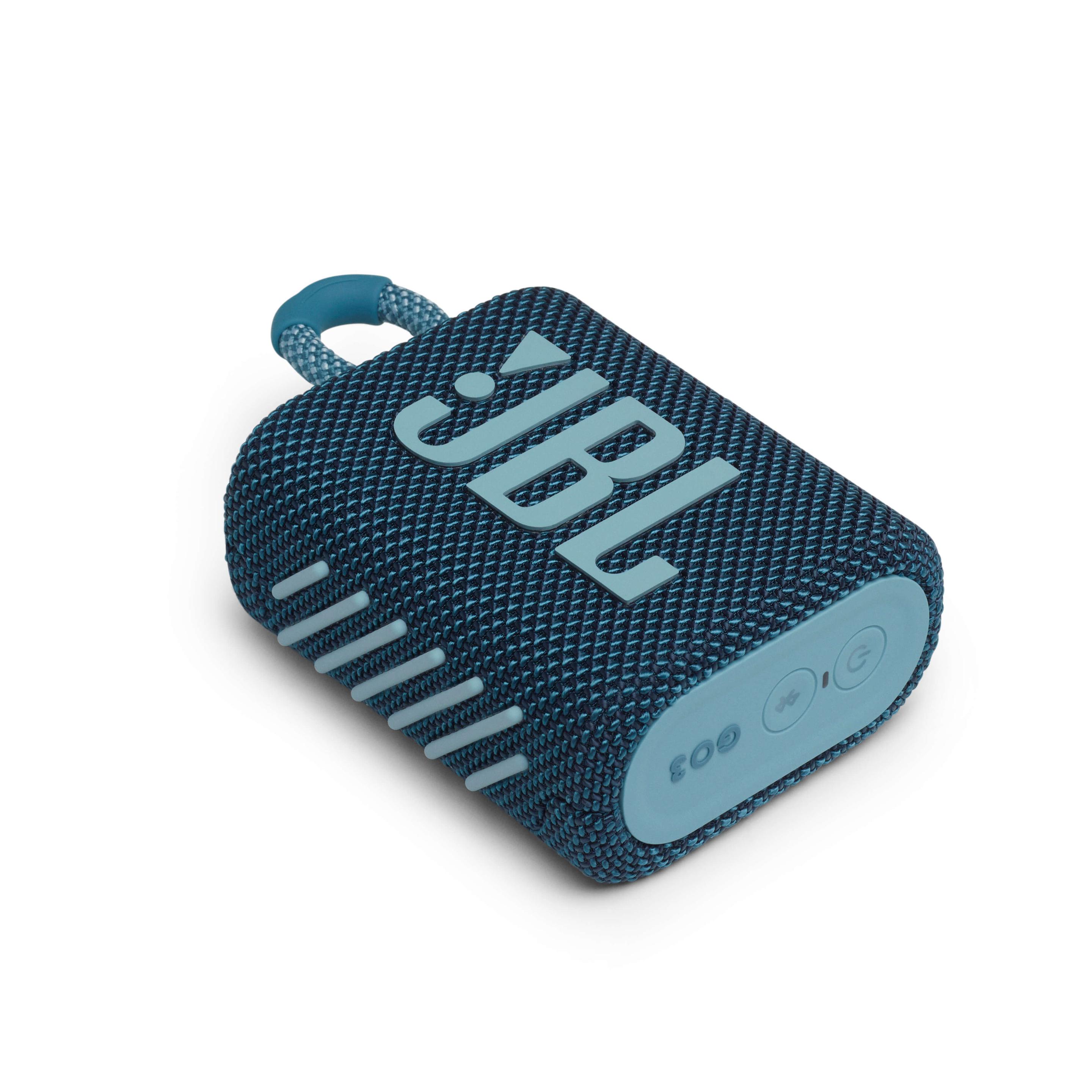 Produktbild JBL GO 3 Bluetooth Lautsprecher Blau 2 von 5