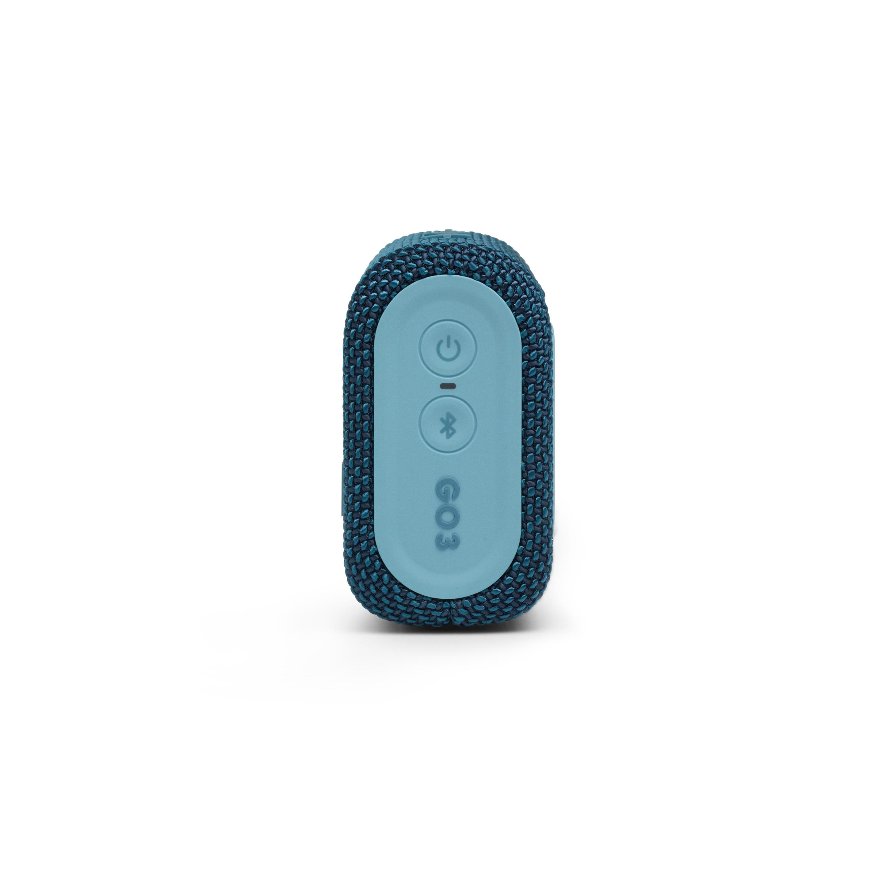 Produktbild JBL GO 3 Bluetooth Lautsprecher Blau 4 von 5