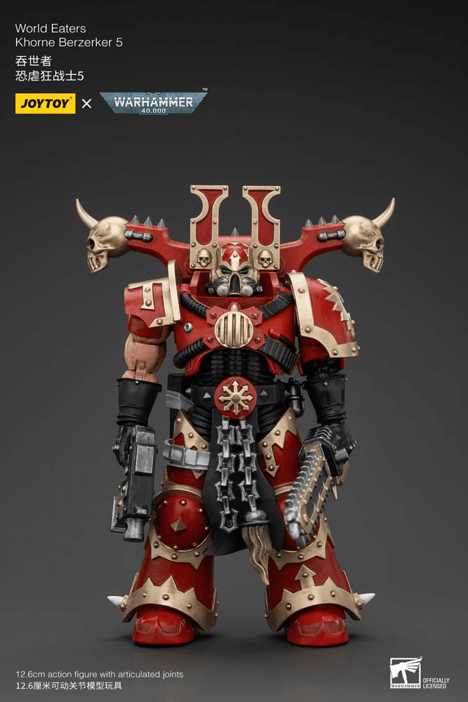 Joy Toy Warhammer 40.000 World Eaters Khorne Berzerker 5 Actionfigur 1/18