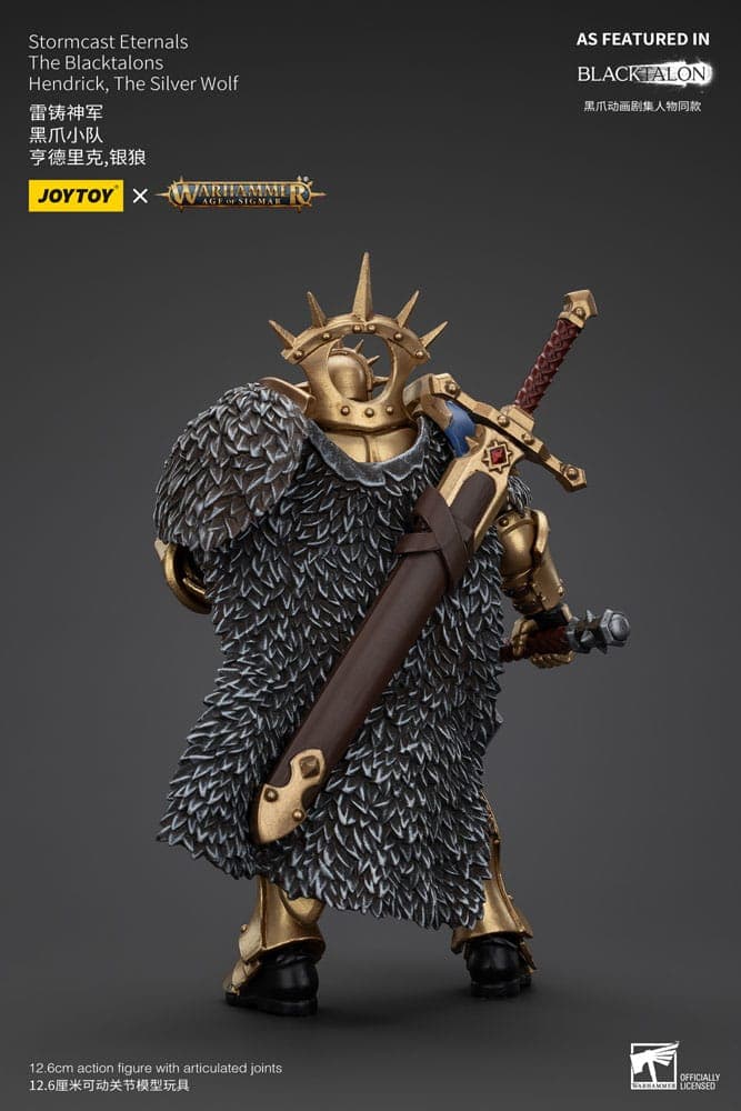 JOYTOY Warhammer Age of Sigmar Hendrick The Silver Wolf Actionfigur 1/18