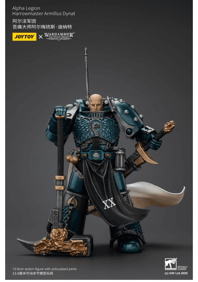Warhammer The Horus Heresy Actionfigur Alpha Legion Harrowmaster Armillus Dynat 20 cm