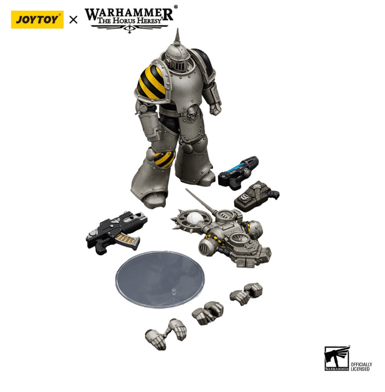 JOYTOY Warhammer Iron Warriors MKIII Tactical Legionary mit Nuncio-Vox 1/18