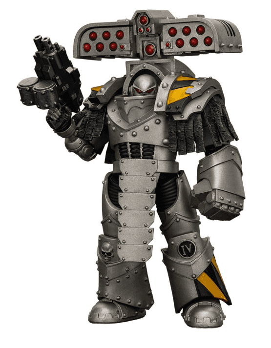 JOYTOY Warhammer Iron Warriors Tyrant Siege Master Terminator 1/18
