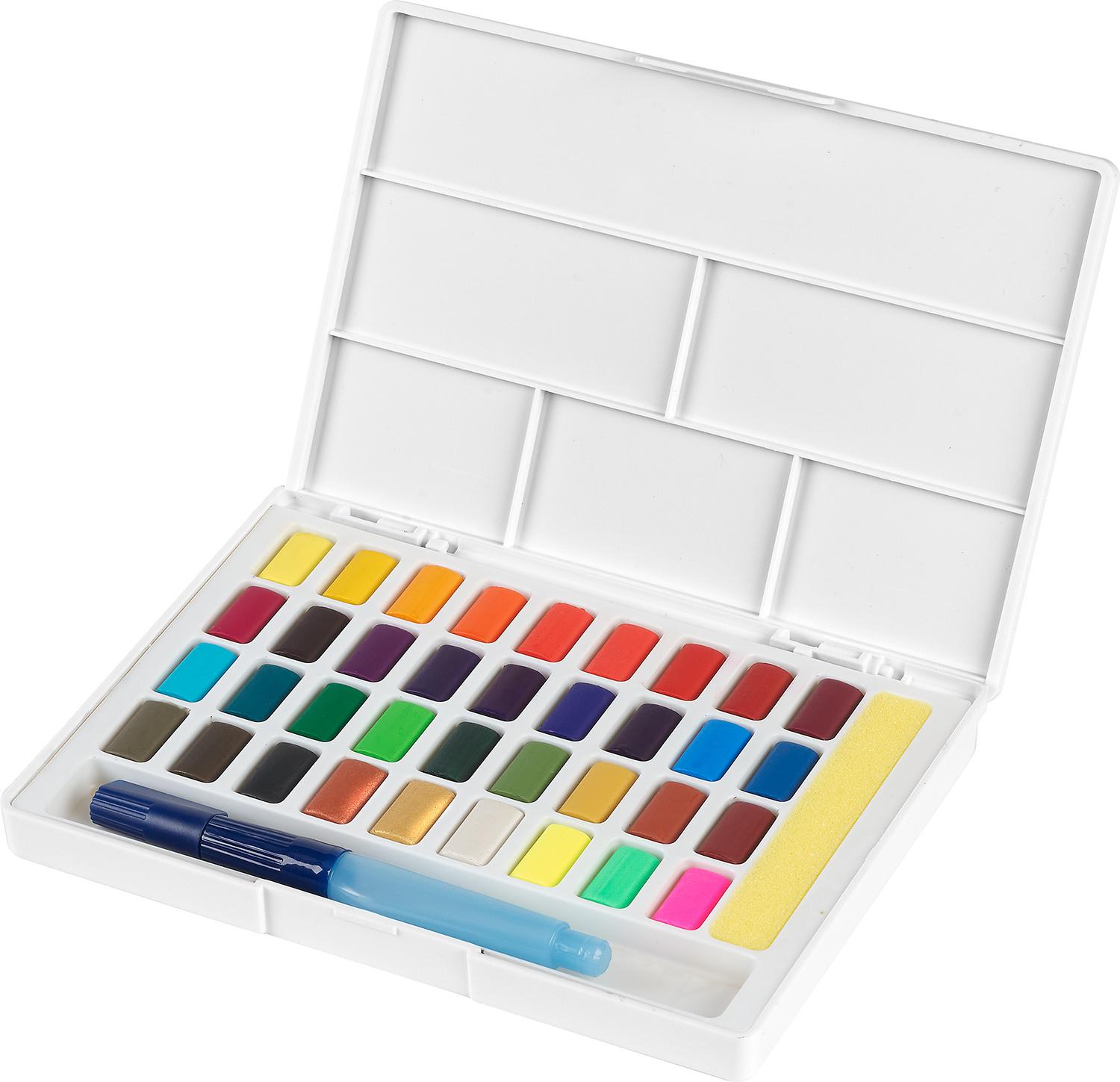 Produktbild FABER-CASTELL Aquarellfarben in Näpfchen 36er Etui 2 von 3
