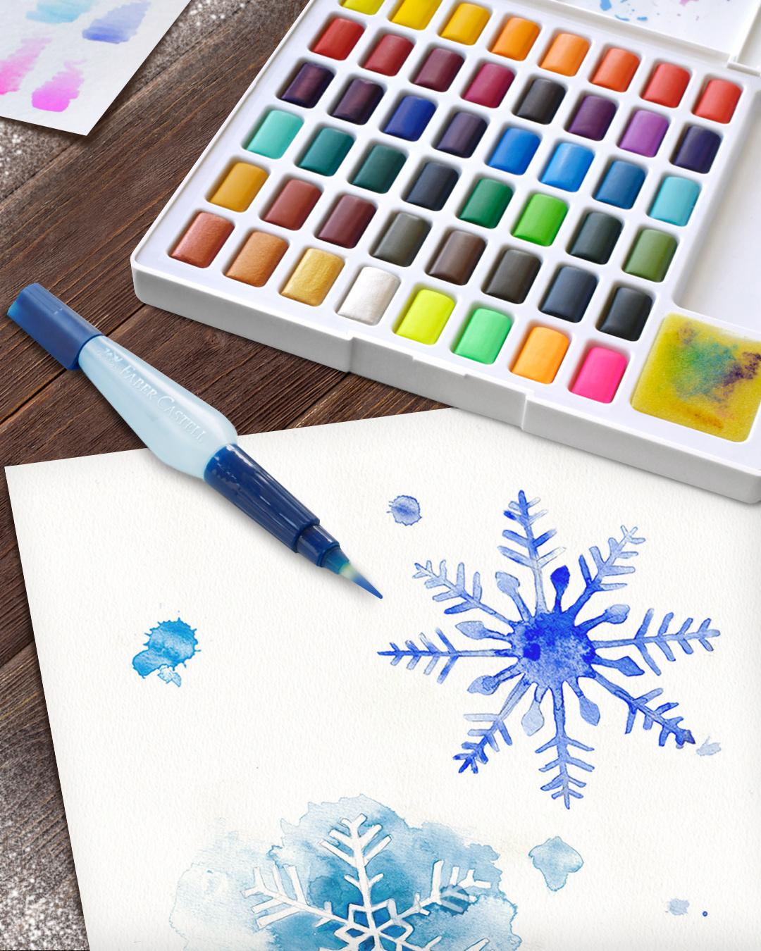 Produktbild FABER-CASTELL Aquarellfarben in Näpfchen 48er Etui 3 von 4
