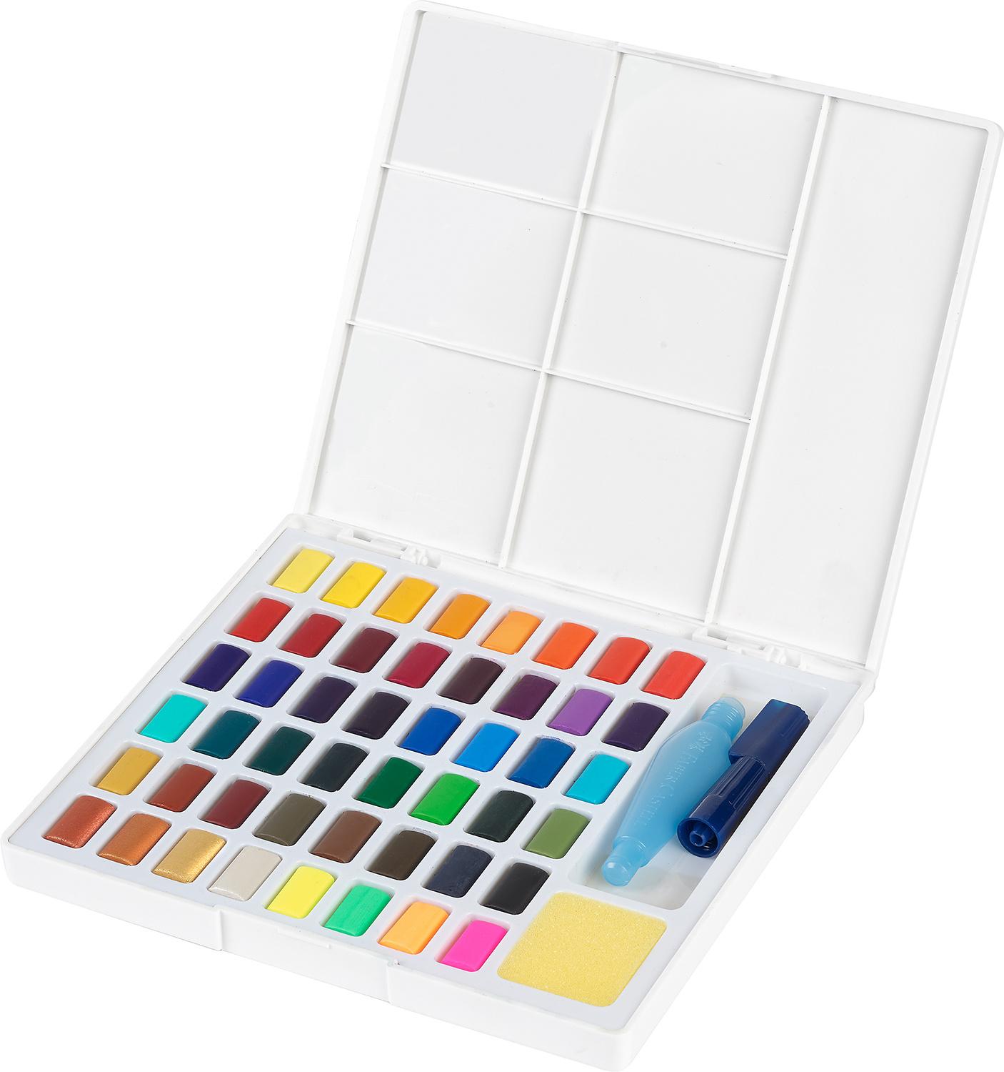 Produktbild FABER-CASTELL Aquarellfarben in Näpfchen 48er Etui 4 von 4