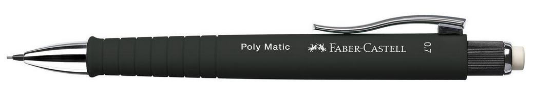 FABER-CASTELL Druckbleistift Polymatic 0,7 mm schwarz