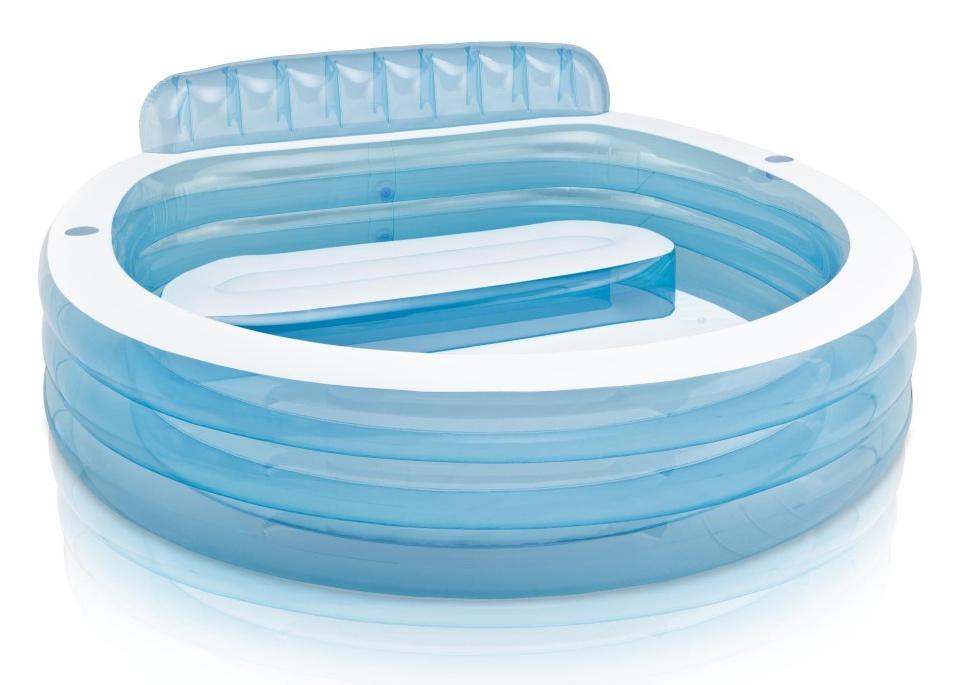 Produktbild Intex - Schwimm Center Family Lounge Pool mit Sitzbank, 224 x 216 x 76 cm 2 von 2