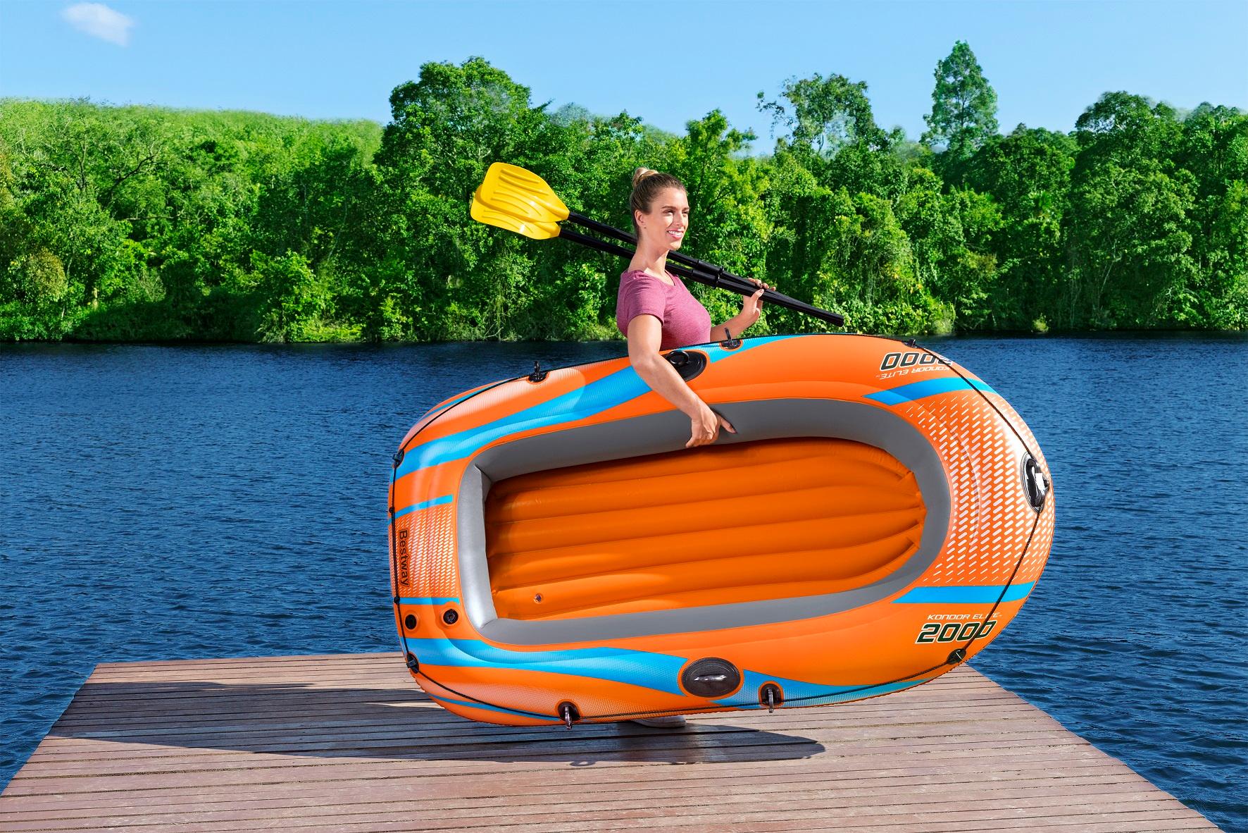 Produktbild Bestway - Schlauchboot-Set Kondor Elite™ 2000 196 x 106 x 31 cm 6 von 17