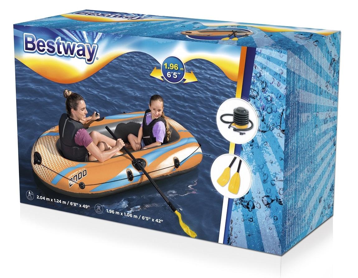Produktbild Bestway - Schlauchboot-Set Kondor Elite™ 2000 196 x 106 x 31 cm 13 von 17