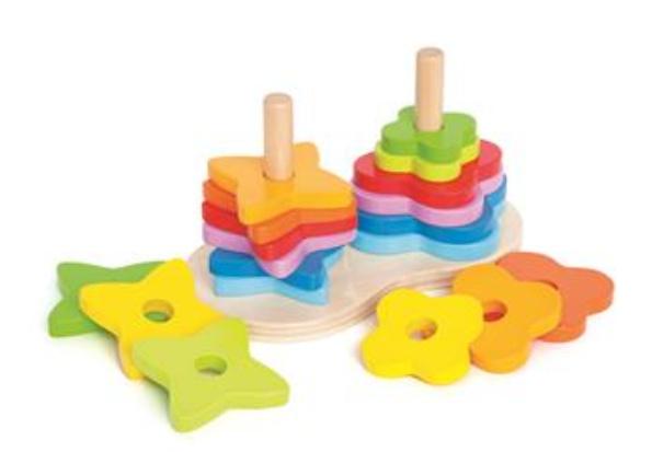 Hape Regenbogen Steckspiel E0406
