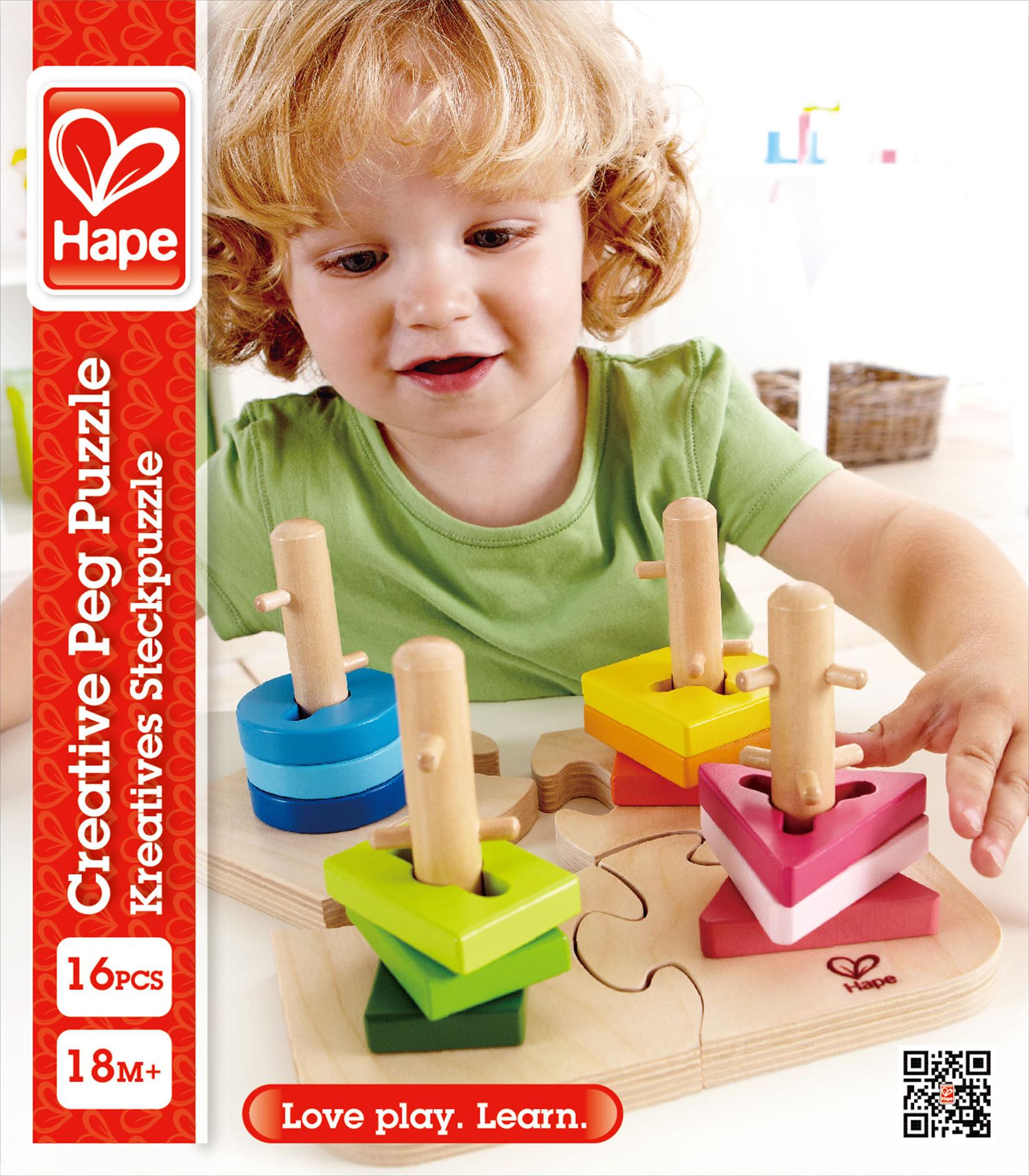 Hape Kreatives Steckpuzzle E0411