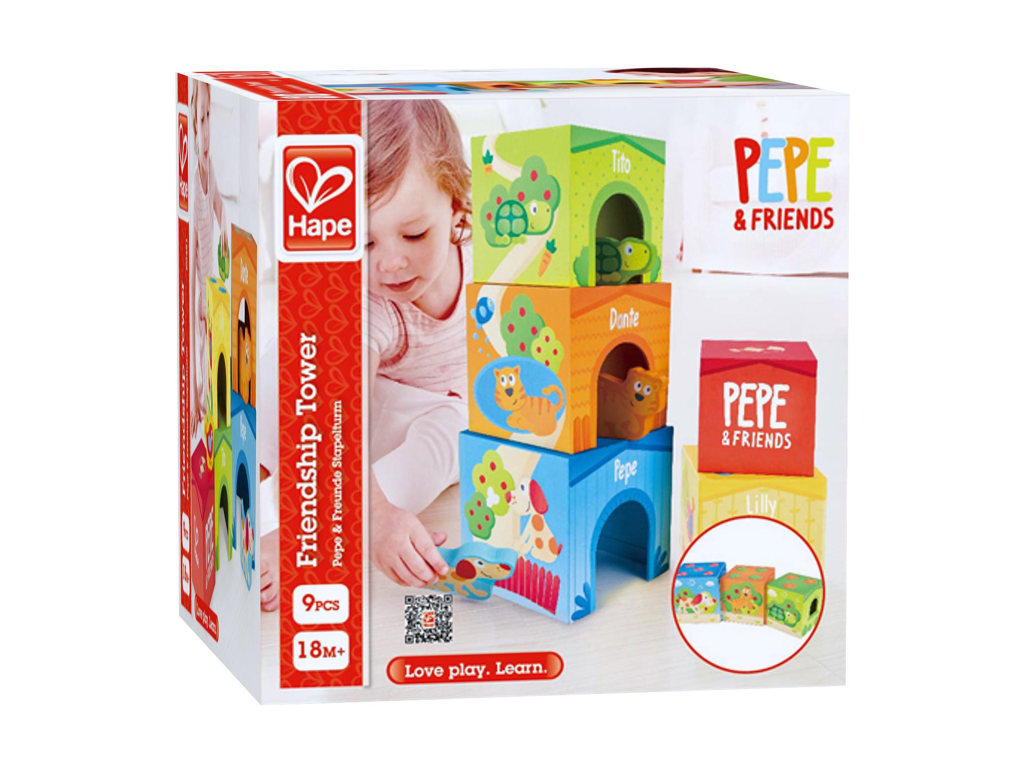 Hape Pepe&Friends Stapelturm E0451
