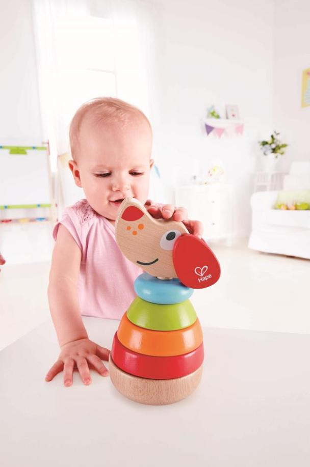 Produktbild Hape E0448 - Stapelhund Pepe 3 von 4