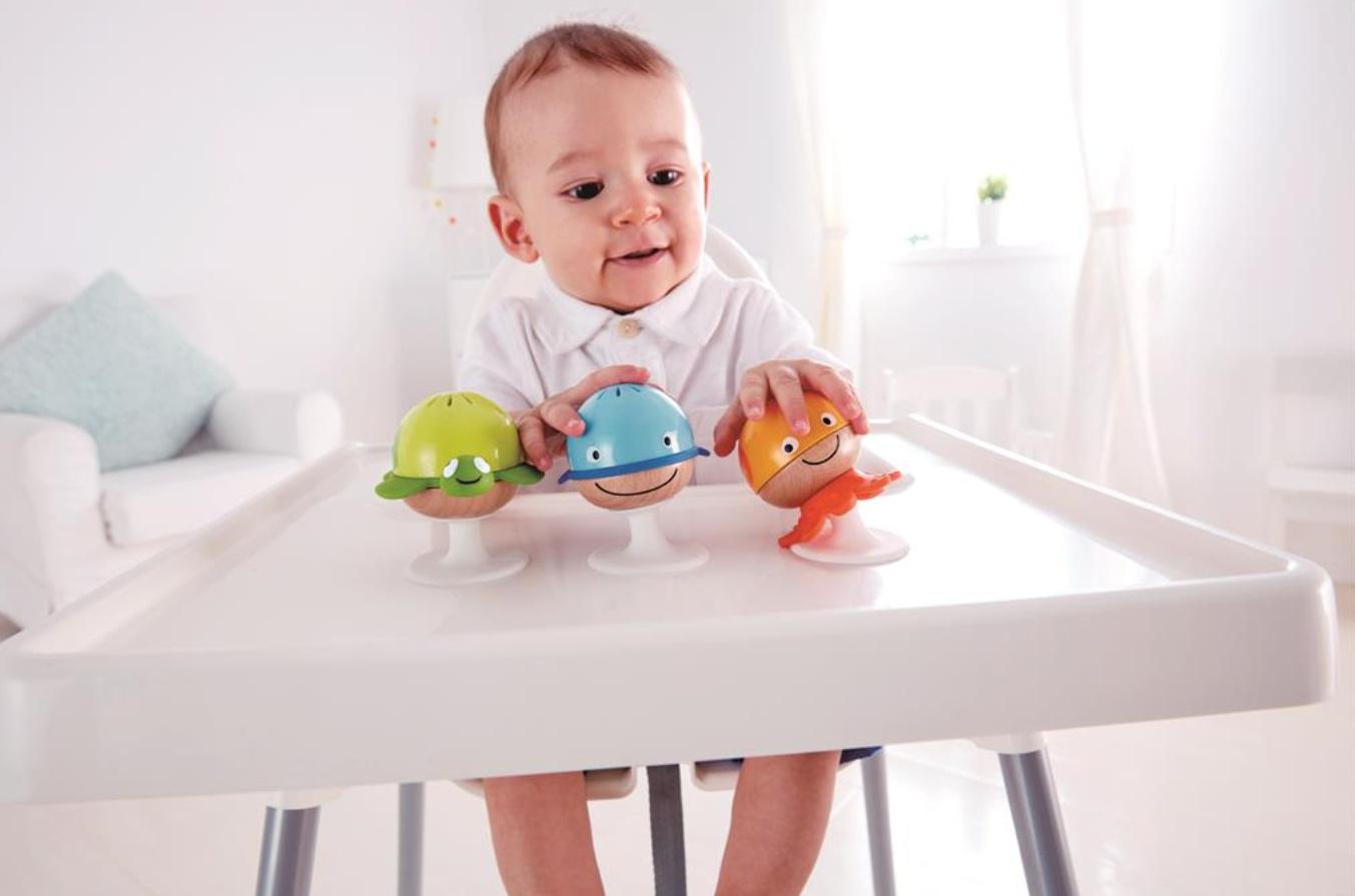 Produktbild Hape E0330 - Saugnapf Rasselset 3 von 3