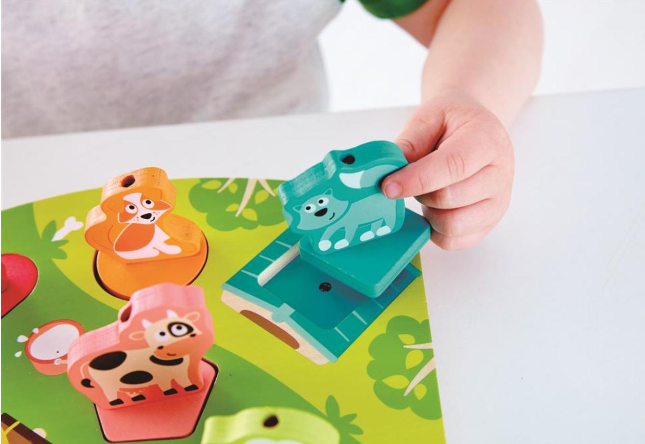 Produktbild Hape E1614 - Bauernhof-Geräusche-Puzzle 4 von 4