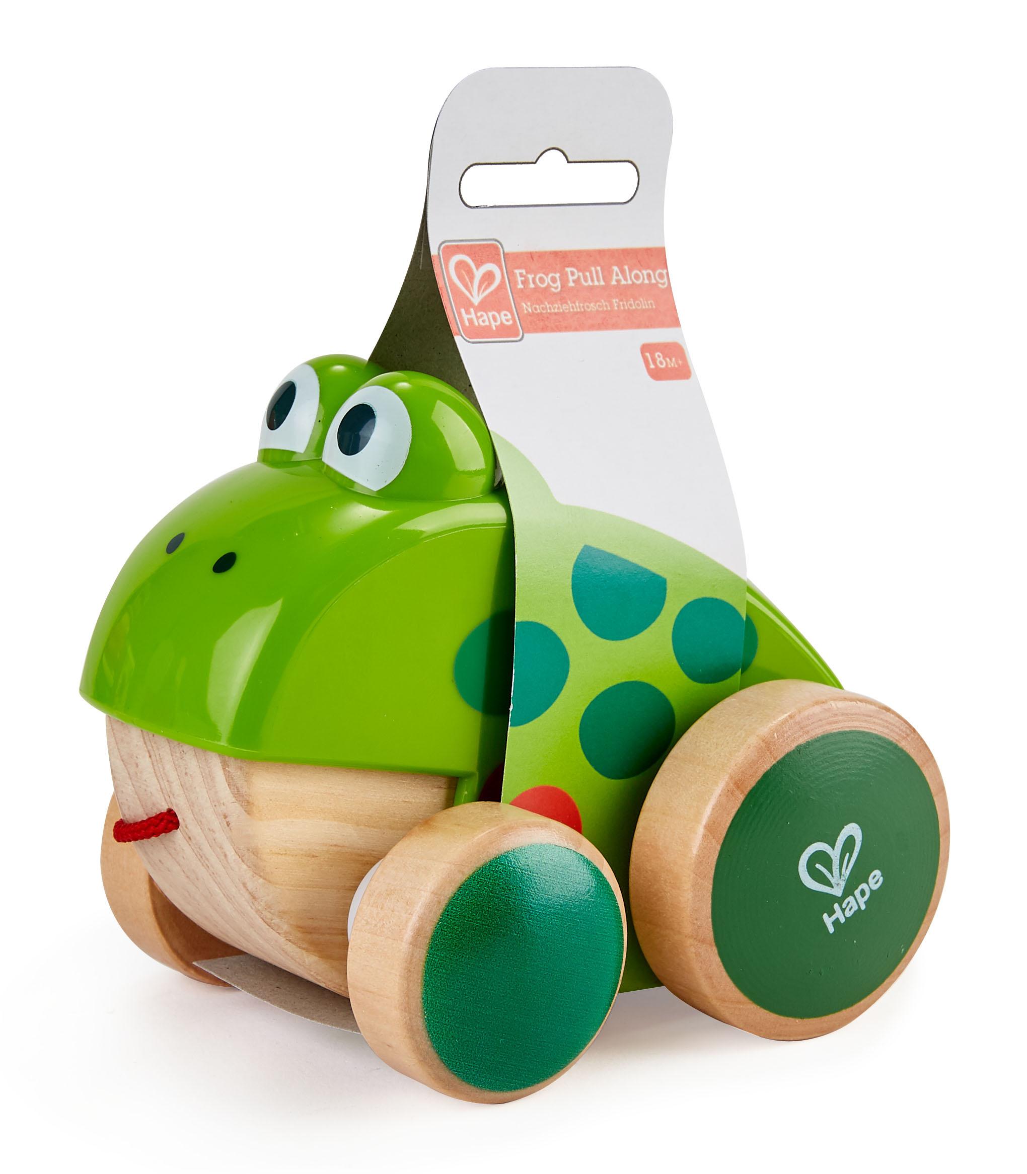 Hape Nachziehfrosch Fridolin E0361