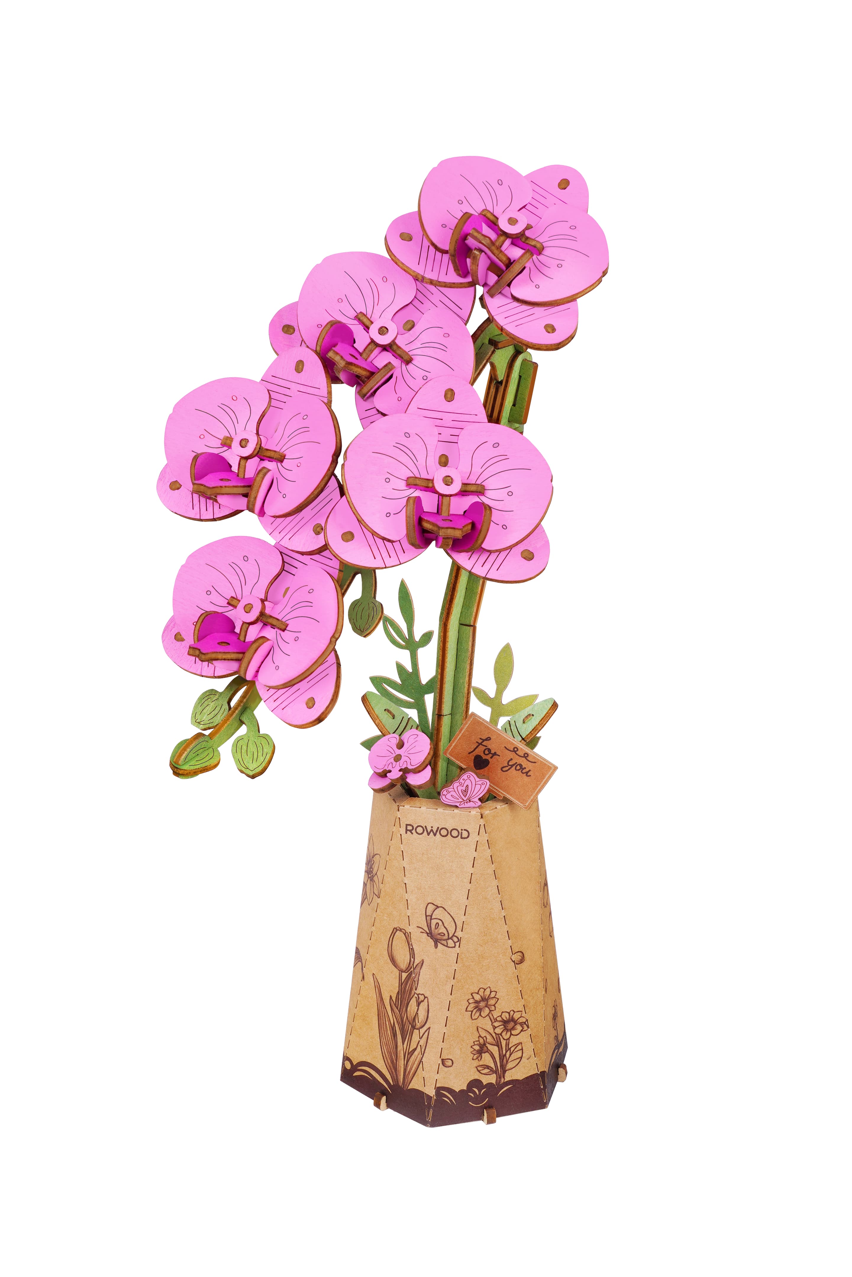 Robotime - Book Nook - DIY Miniaturhaus - Purple Moth Orchid