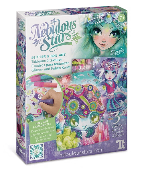 Nebulous Stars - Glitzer- und Folien Kunst