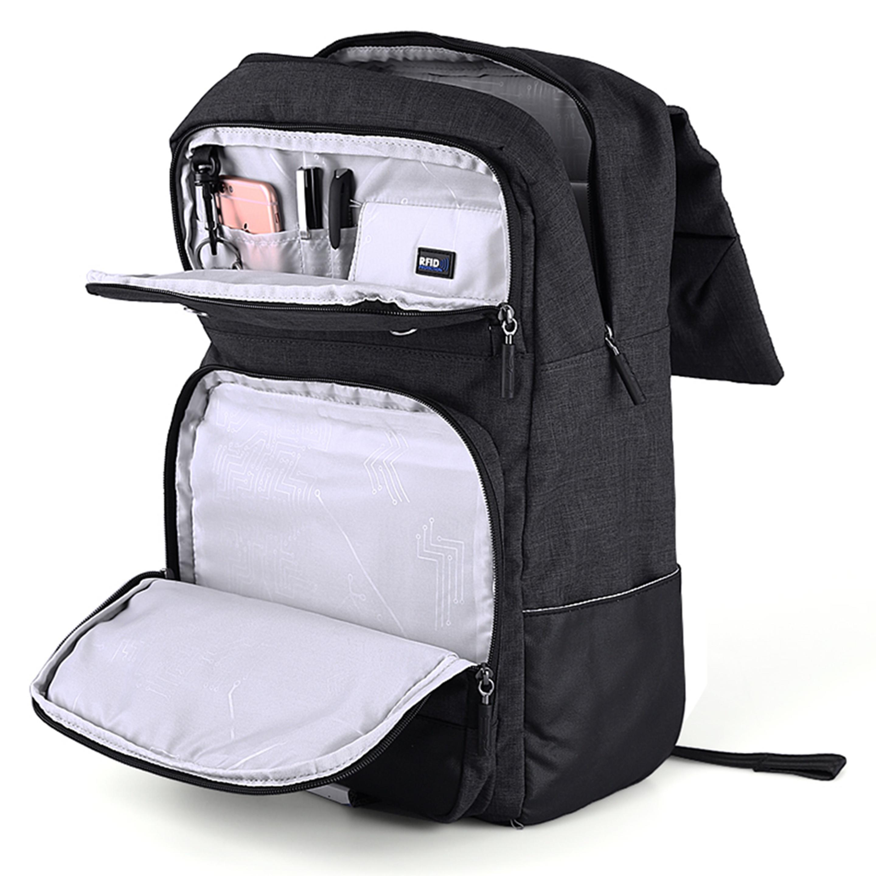 Produktbild SWISSDIGITAL Rucksack VOLT anthrazit 5 von 5