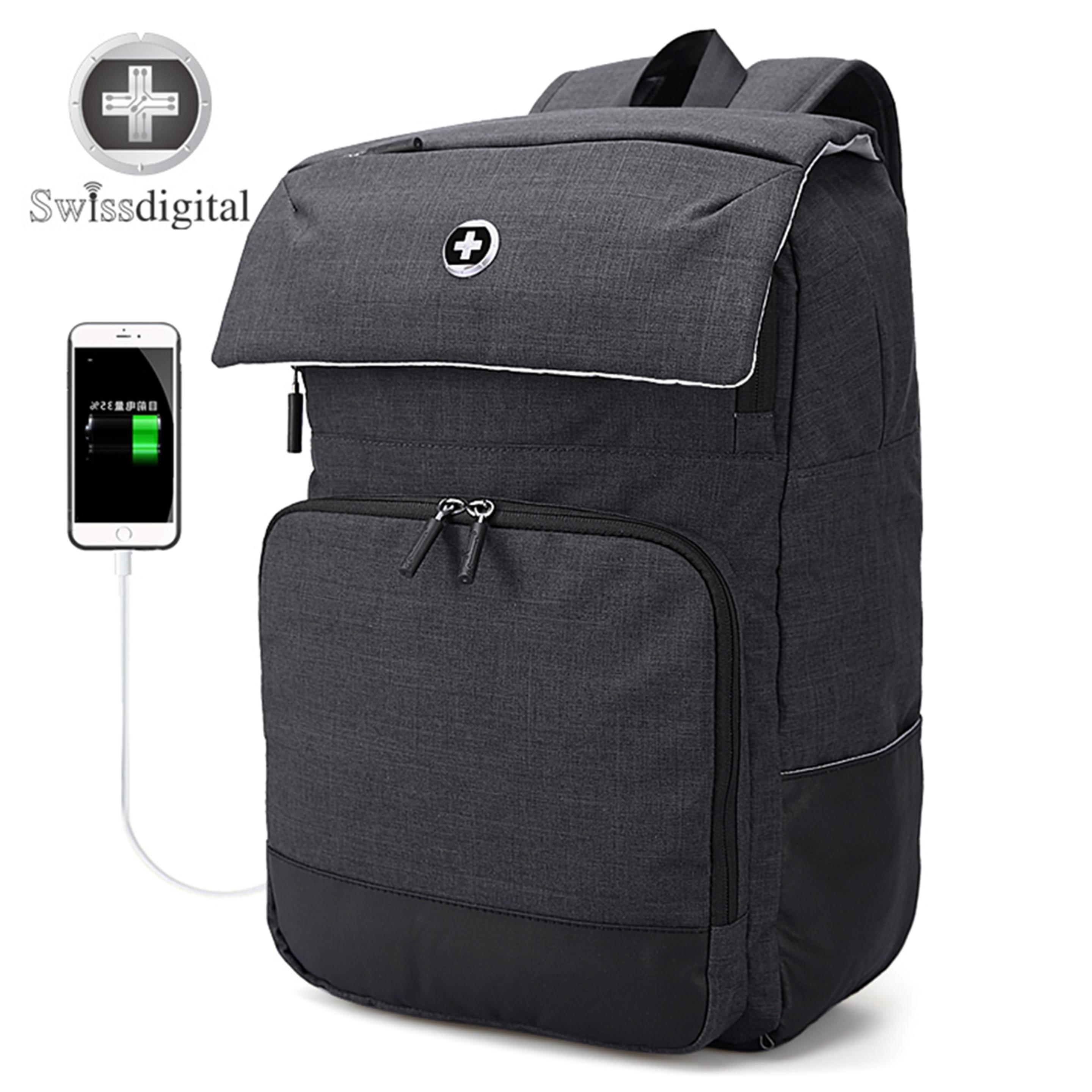 SWISSDIGITAL Rucksack VOLT anthrazit