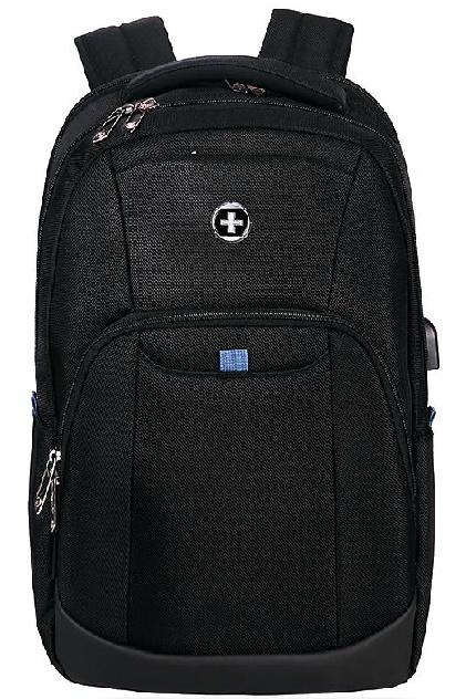 SWISSDIGITAL Rucksack schwarz