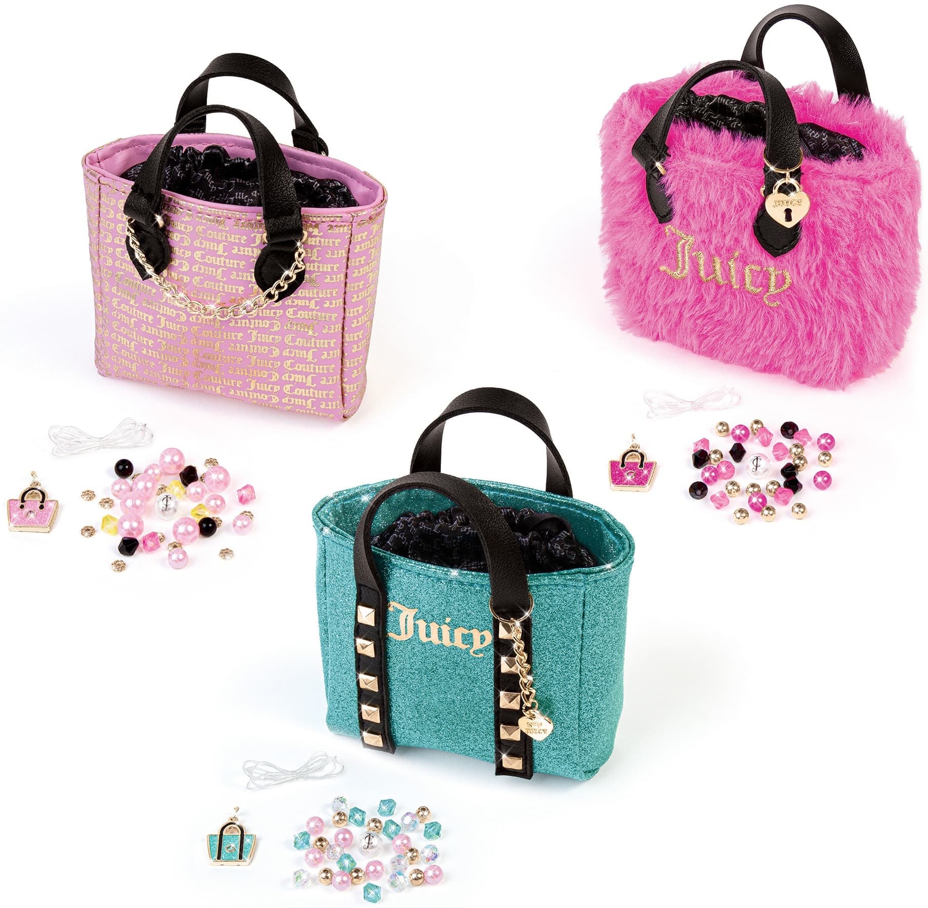 Juicy Couture Mini Handtaschen & Armbändchen basteln sortiert, 1 Stück
