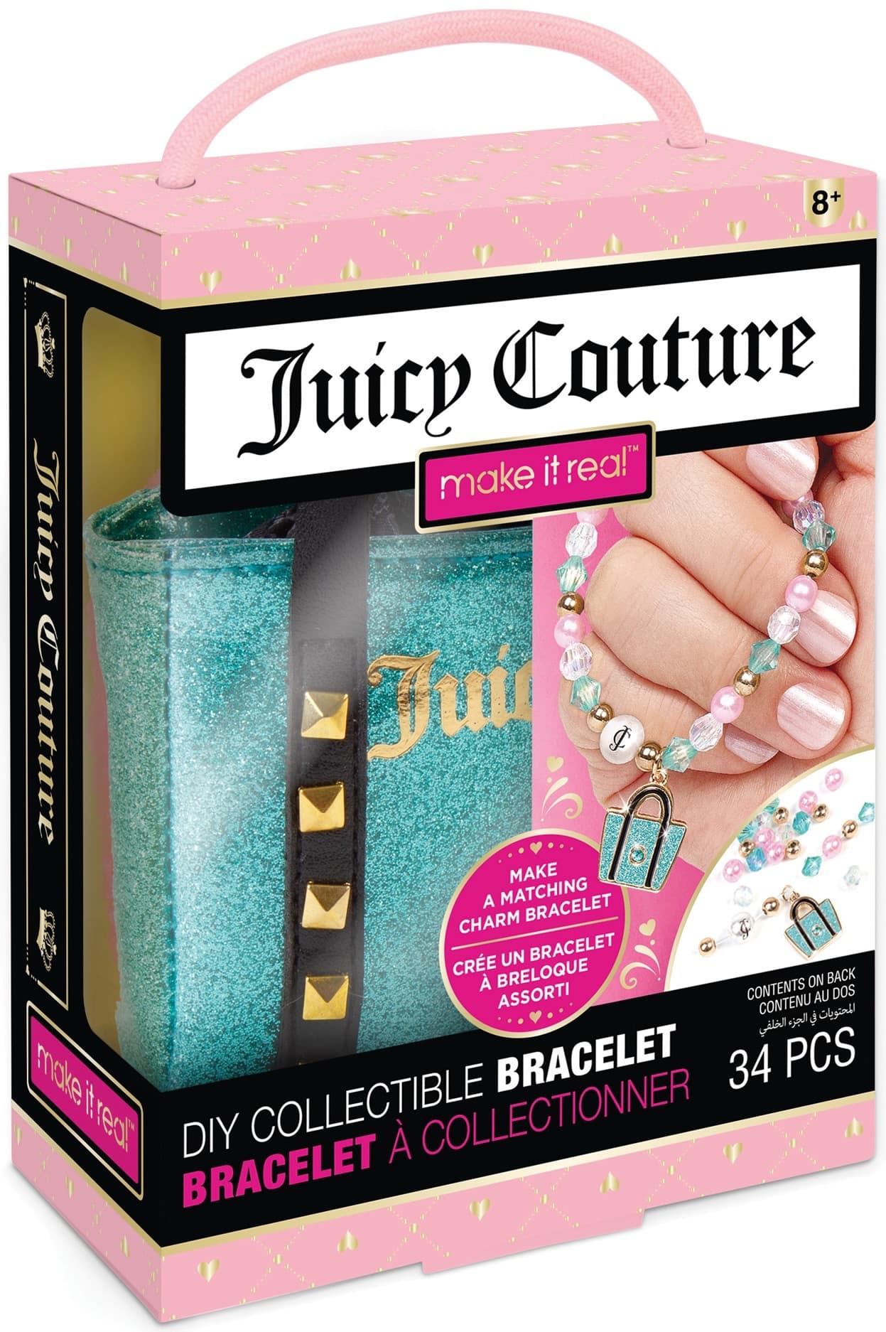 Produktbild Juicy Couture Mini Handtaschen & Armbändchen basteln sortiert, 1 Stück 8 von 9