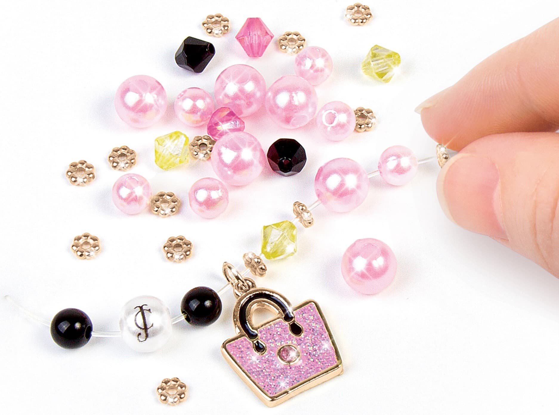 Produktbild Juicy Couture Mini Handtaschen & Armbändchen basteln sortiert, 1 Stück 7 von 9