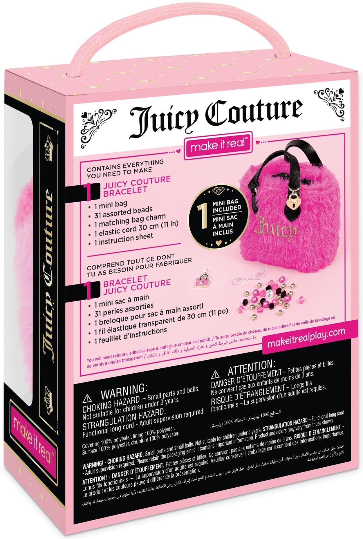 Produktbild Juicy Couture Mini Handtaschen & Armbändchen basteln sortiert, 1 Stück 9 von 9