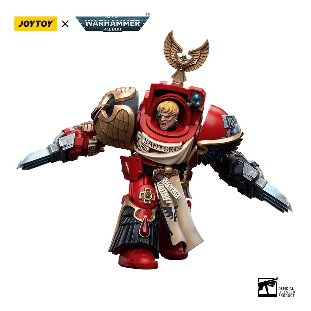 Produktbild Warhammer 40k Actionfigur 1/18 Blood Angels Assault Terminators Sergeant Santoro 12 cm 4 von 5
