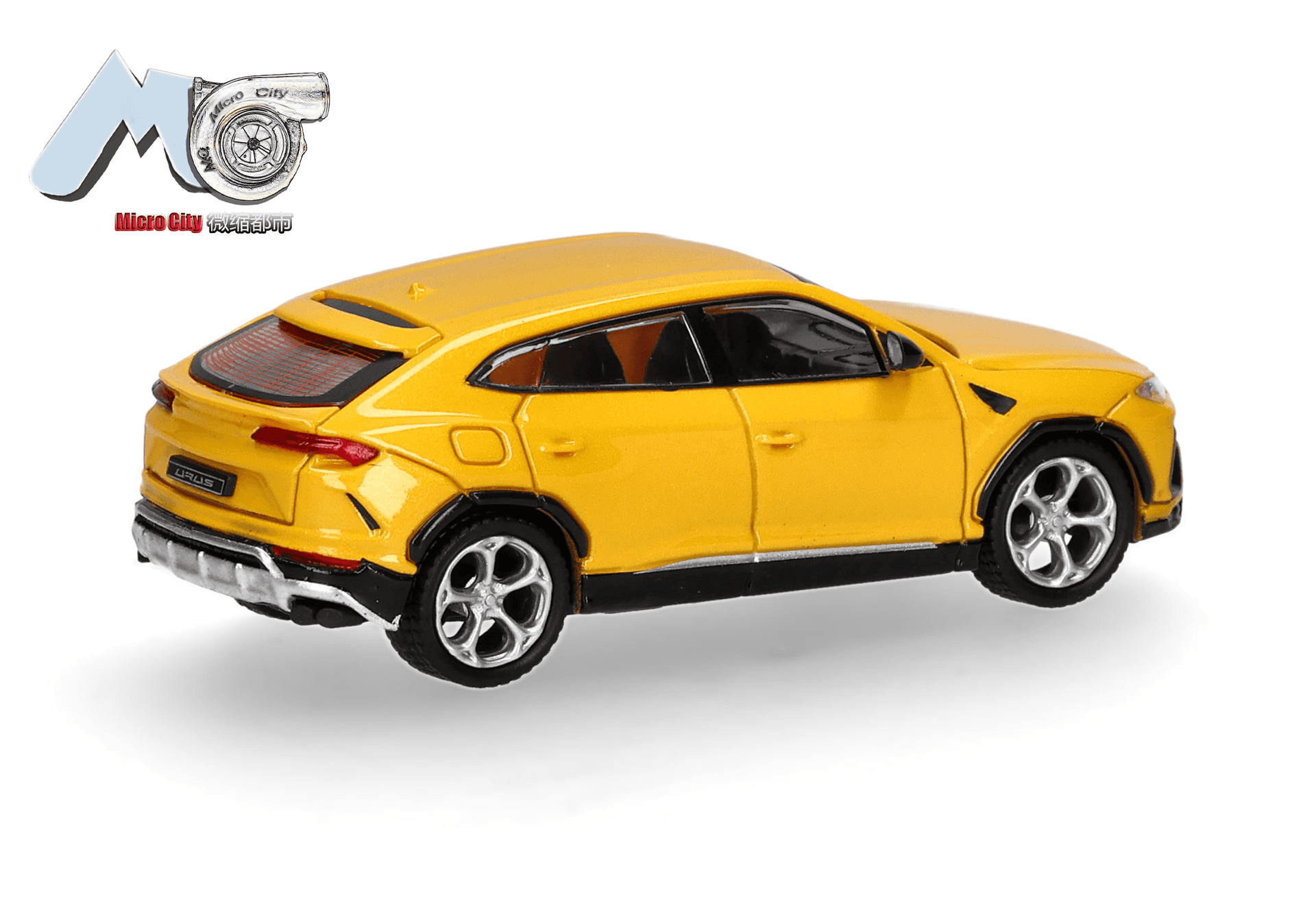 Herpa MicroCity Lamborghini Urus gelb Modellauto 1:87