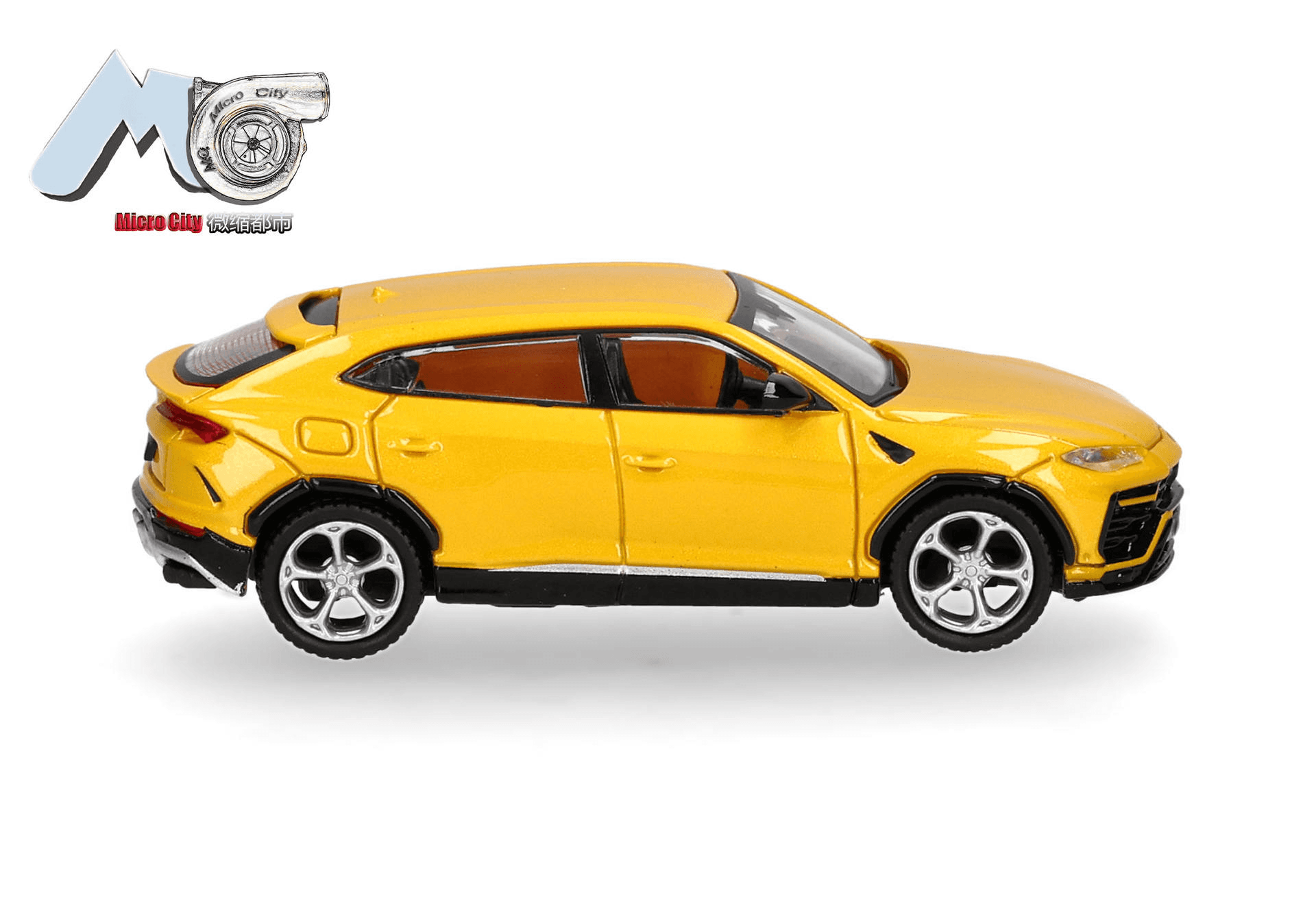 Herpa MicroCity Lamborghini Urus gelb Modellauto 1:87