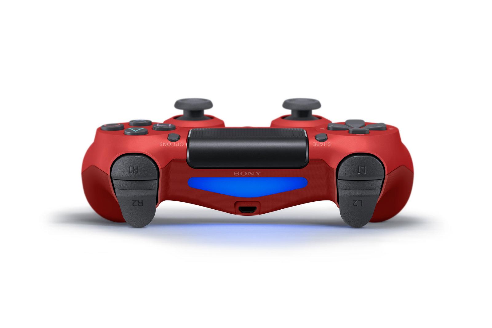 Produktbild PS4 - Dualshock 4 Wireless-Controller V2 (Magma Red) 5 von 6