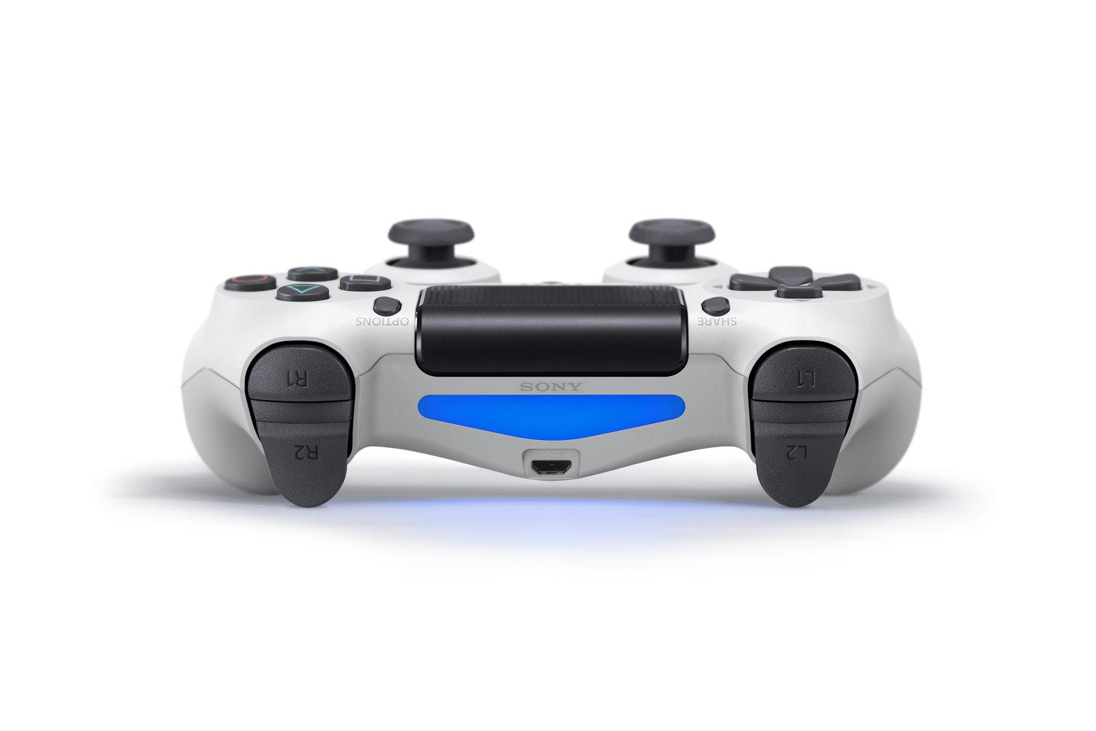Produktbild PS4 - Dualshock 4 Wireless-Controller V2 (Glacier White) 5 von 6